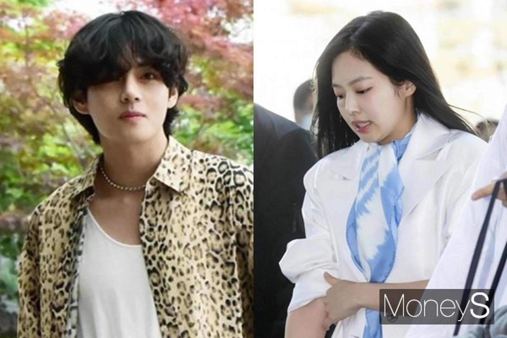 '파리 데이트 포착' 뷔♥제니… 칸 영화제 동반 참석?