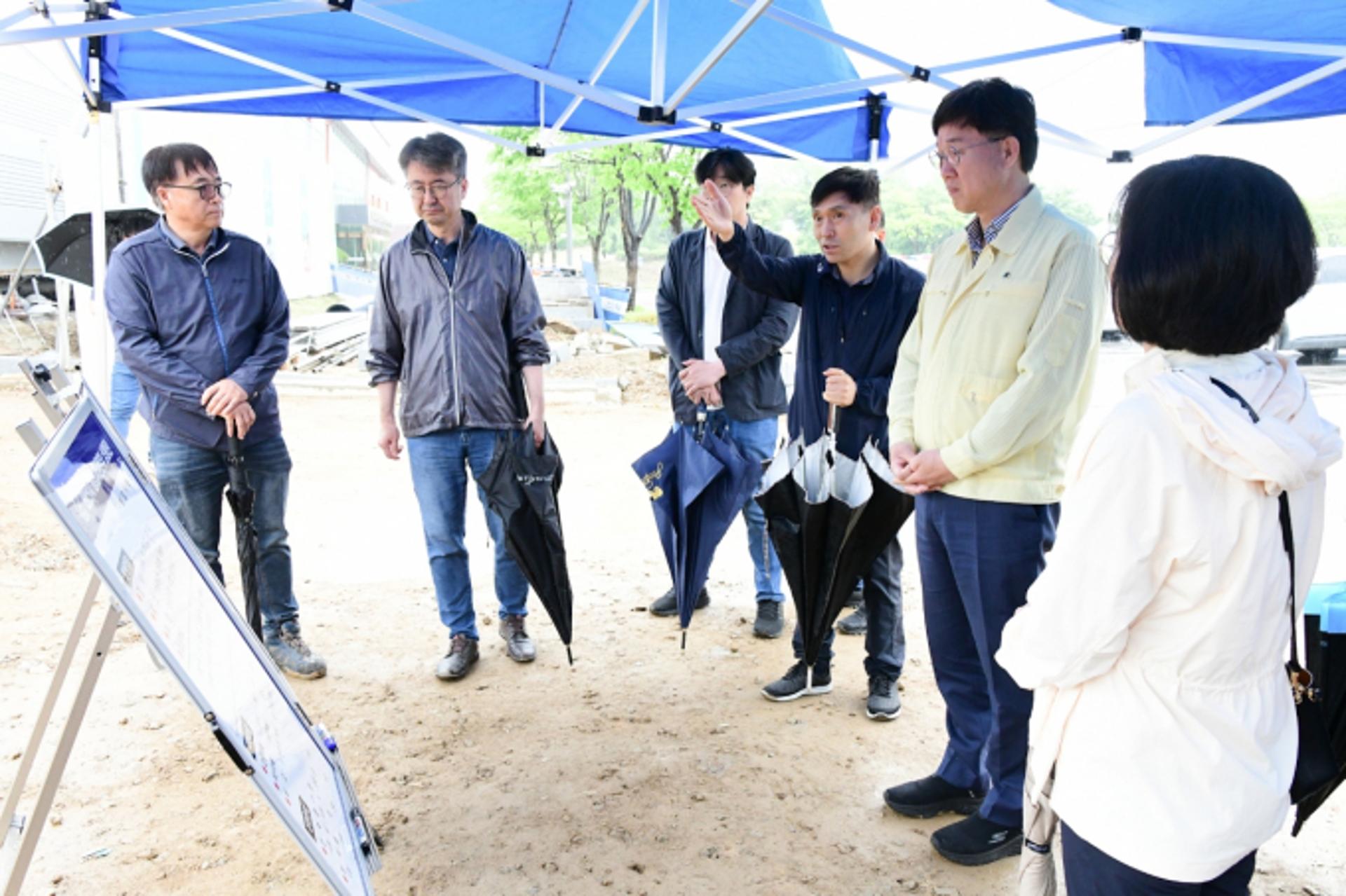 이민근 안산시장 "호수공원 공사장 사망사고 유족 지원"