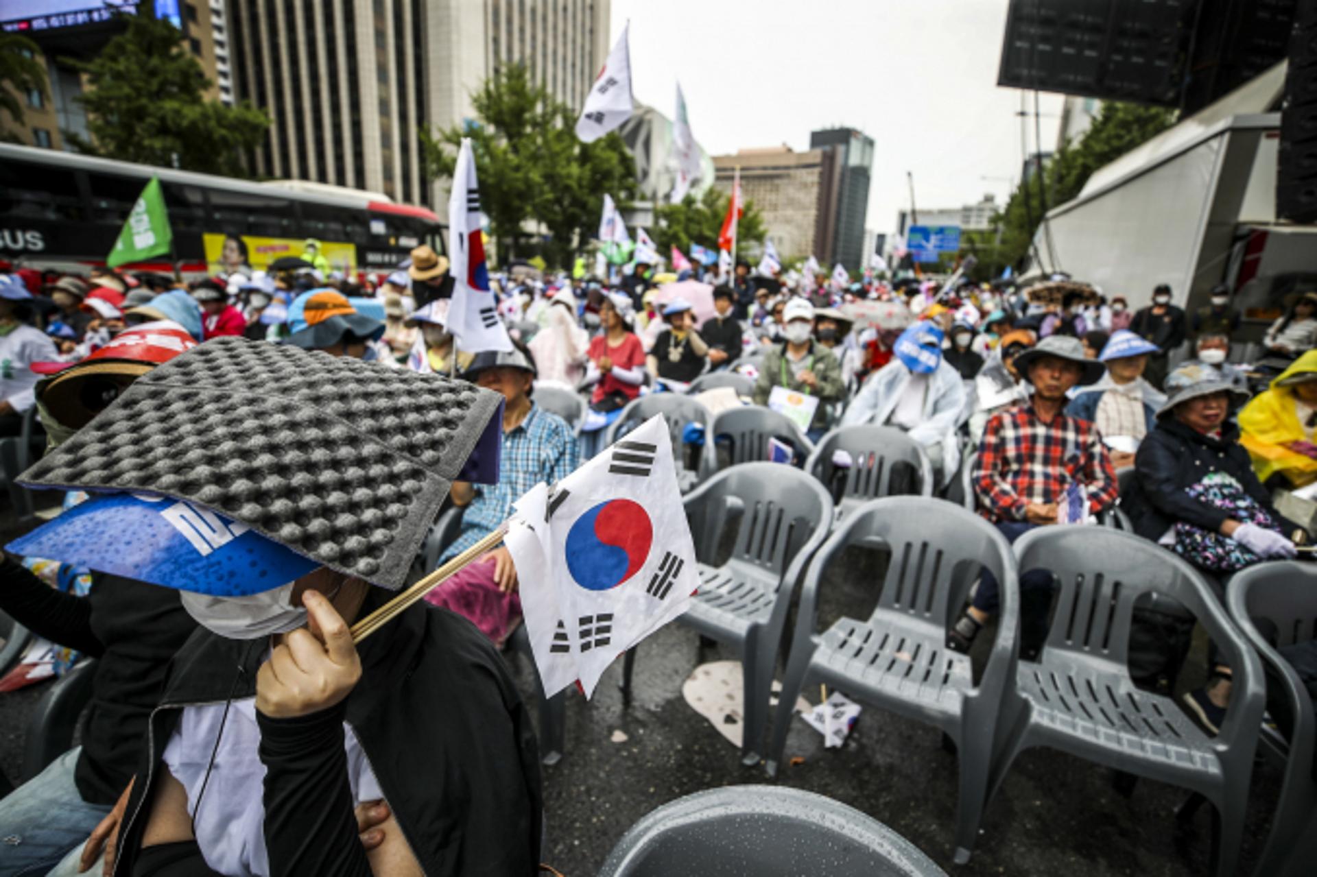 현충일도 길 막고 집회 연 보수단체… 도로 통제로 시민들 불편 호소