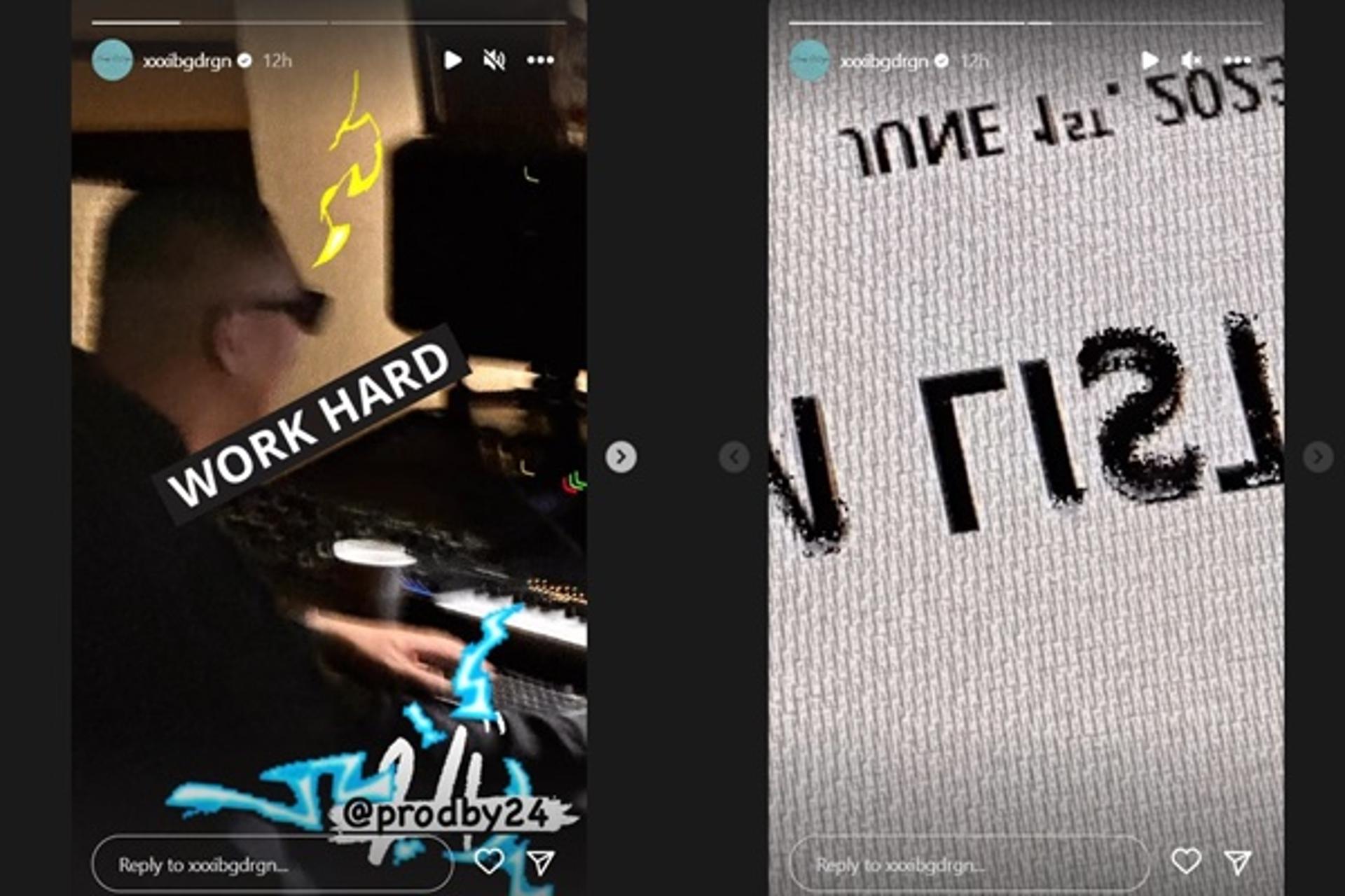 'YG와 계약만료' 지드래곤, 컴백 스포일러?… "워크 하드"