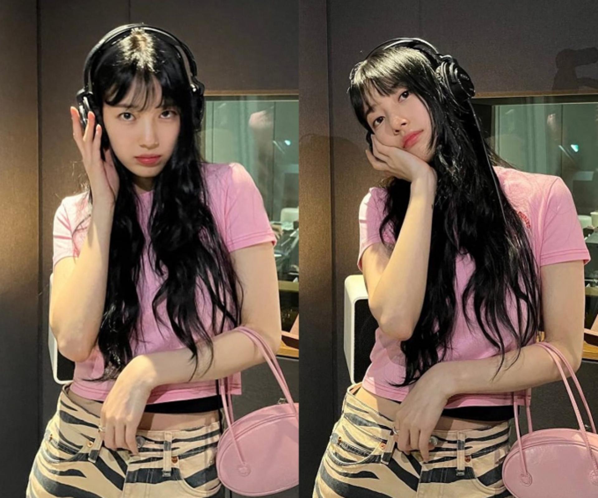 수지, 세기말 감성 패션…'그때 그 시절 국민 첫사랑 비주얼'