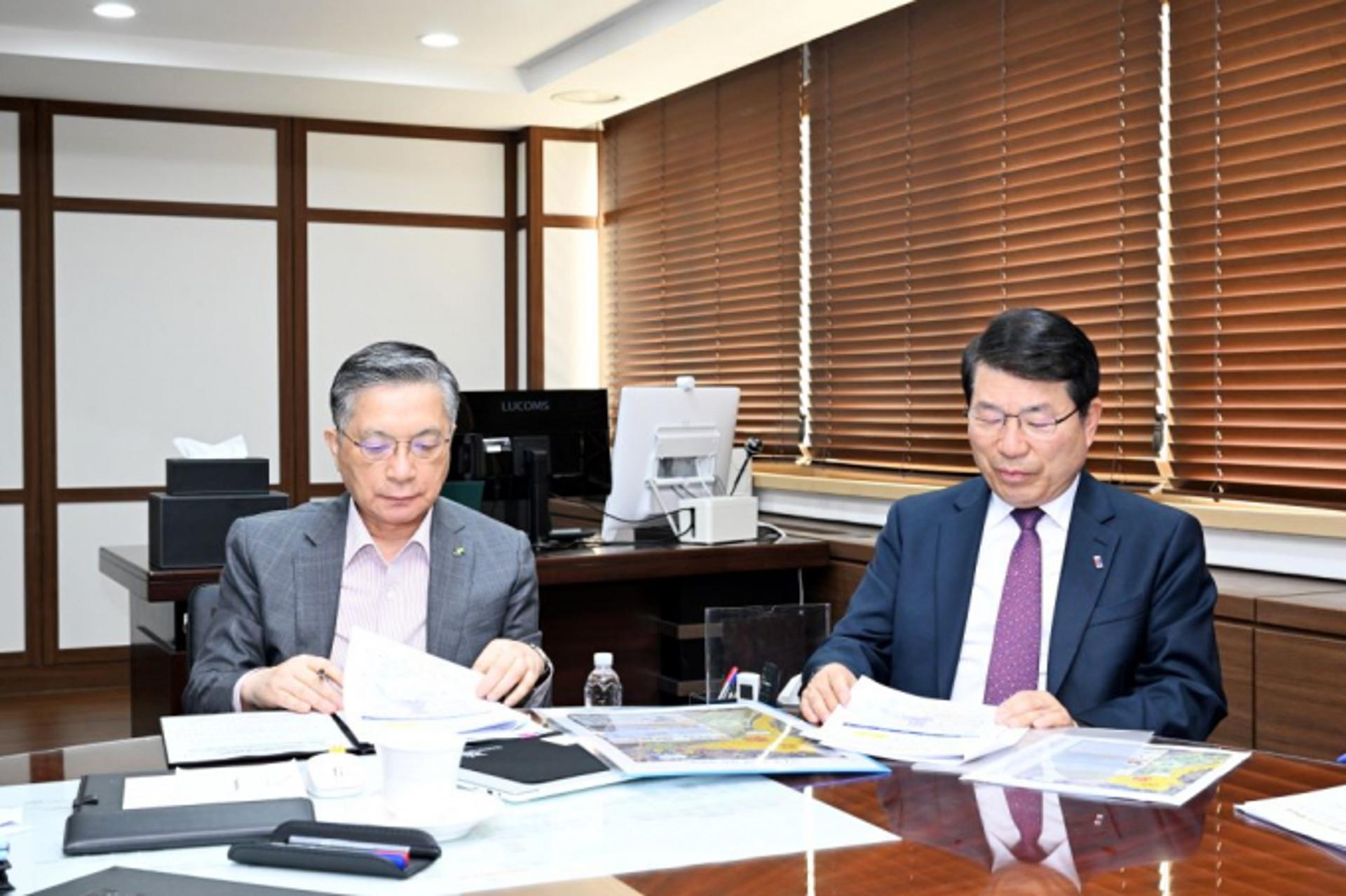 구리시 "LH 사장, 현안사업 적극 지원·협조 약속"