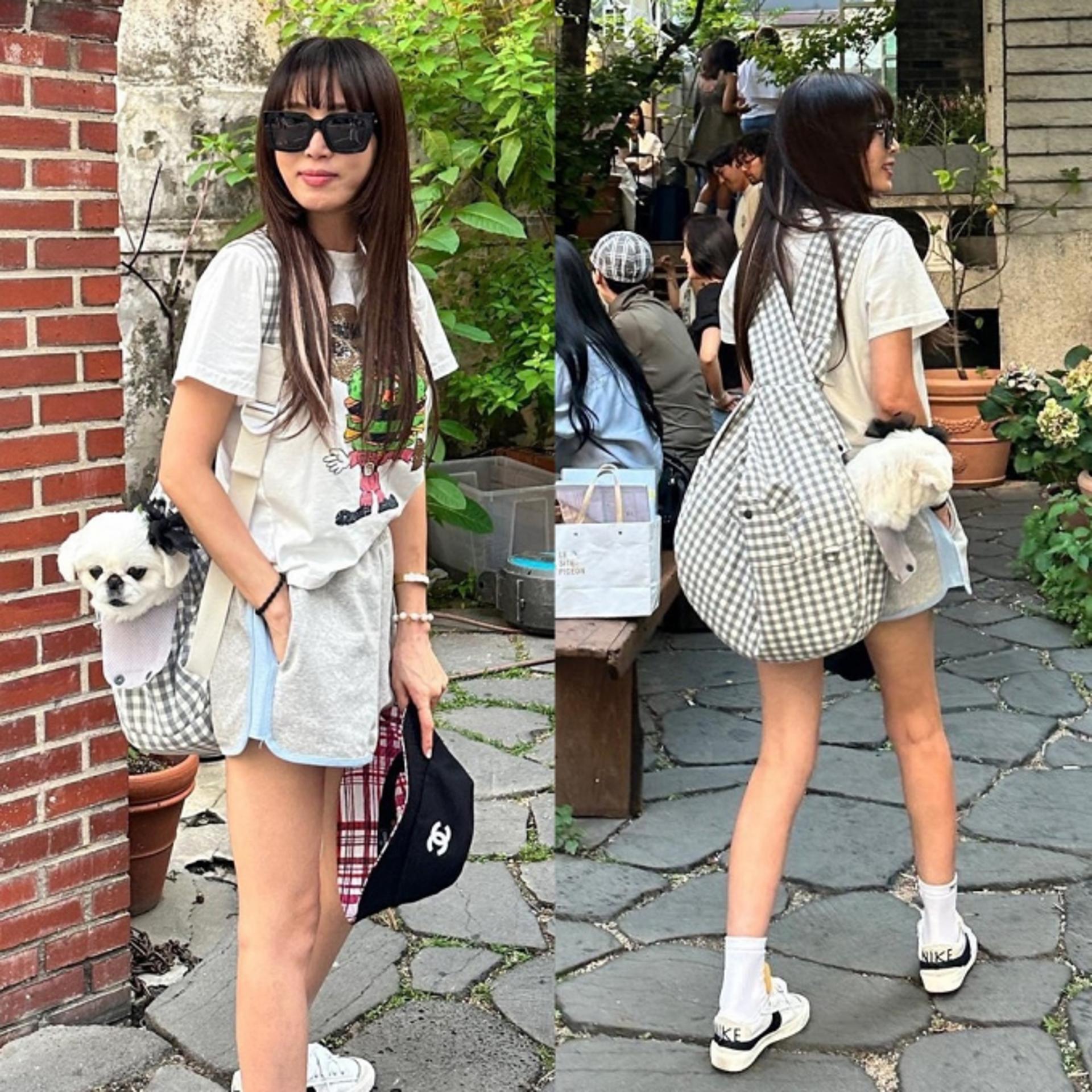 강예원, 찐 원마일 웨어룩…젓가락 다리 '깜짝'