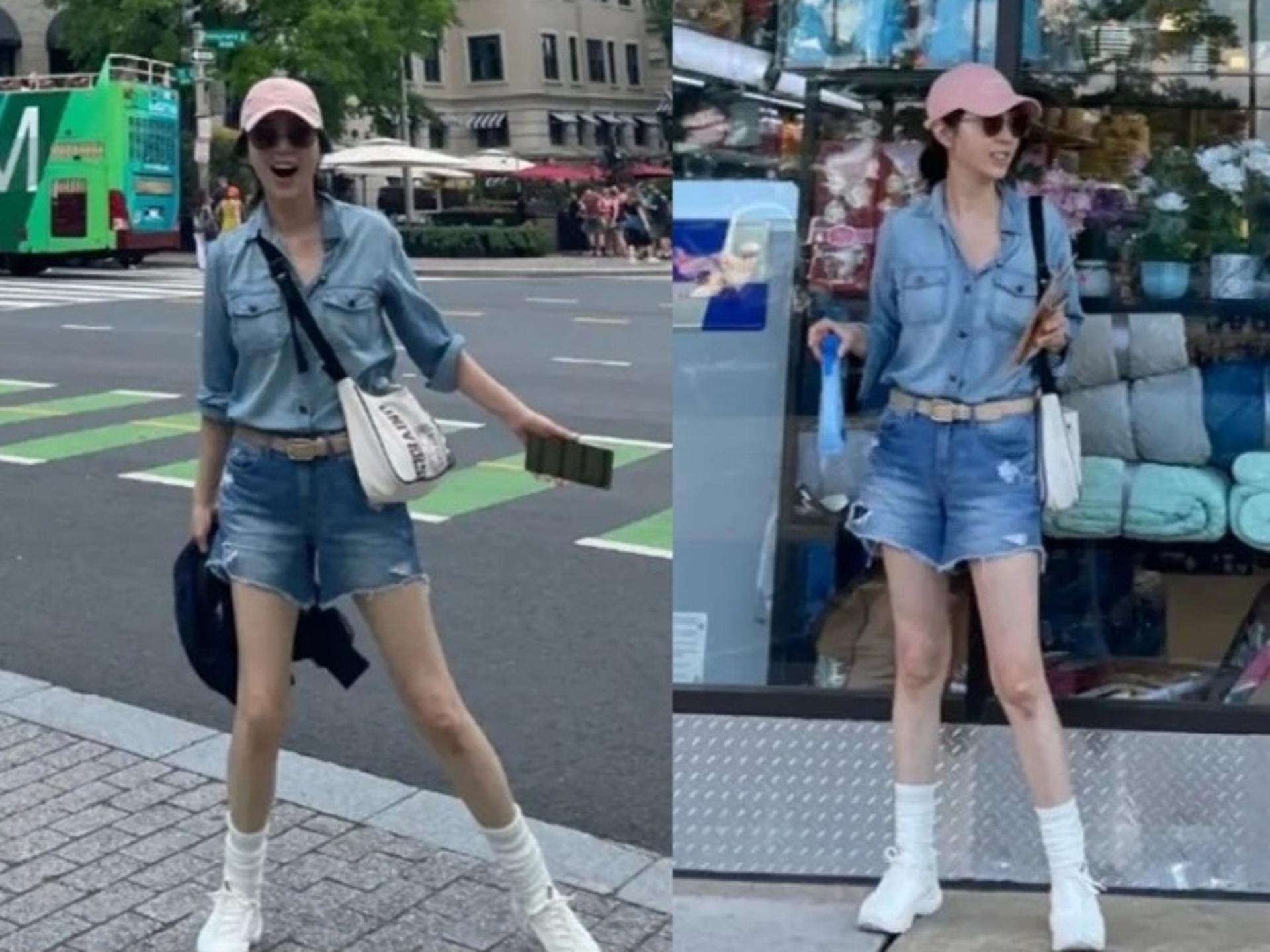 '50대' 송윤아, 핫팬츠 입고 발랄 매력 발산…"여전히 소녀같네"