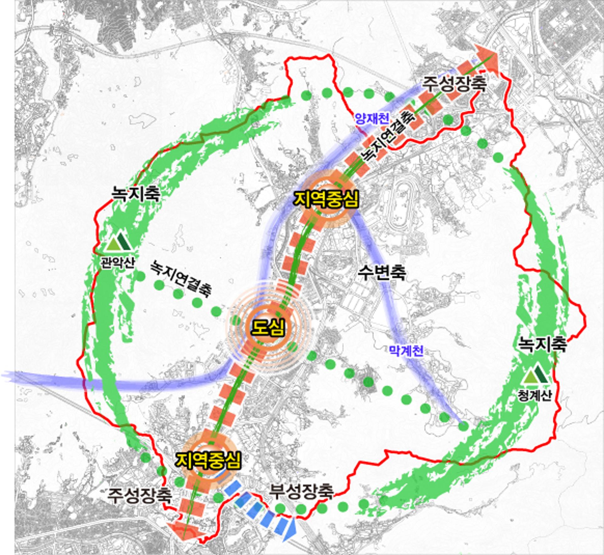 경기도, 2035년 과천 도시기본계획 승인…'인구 14만 목표'