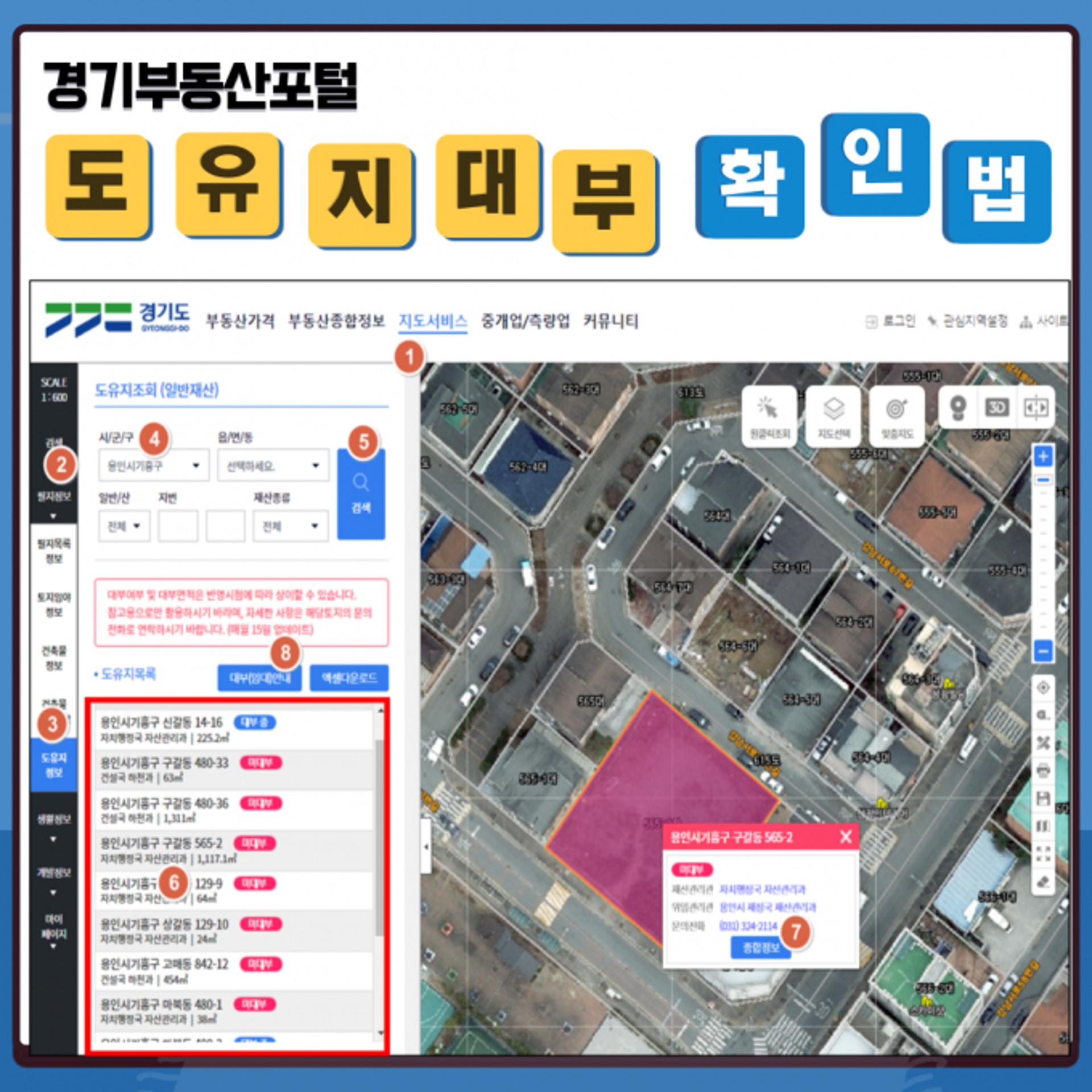 "경기부동산포털에서 창업정보 등 확인하세요"