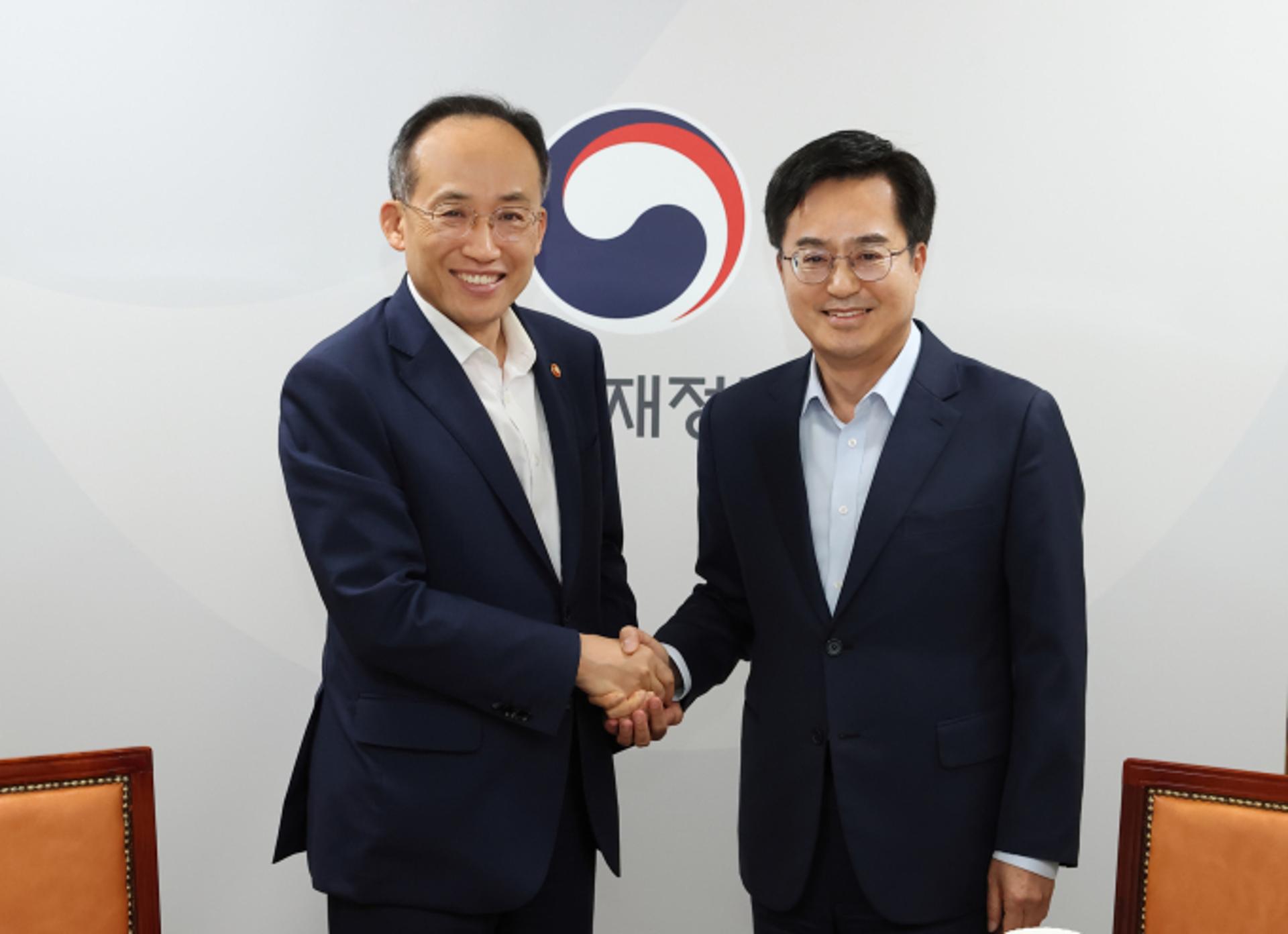 김동연 지사, 추경호 경제부총리에 GTX 등 현안사업 국비지원 요청