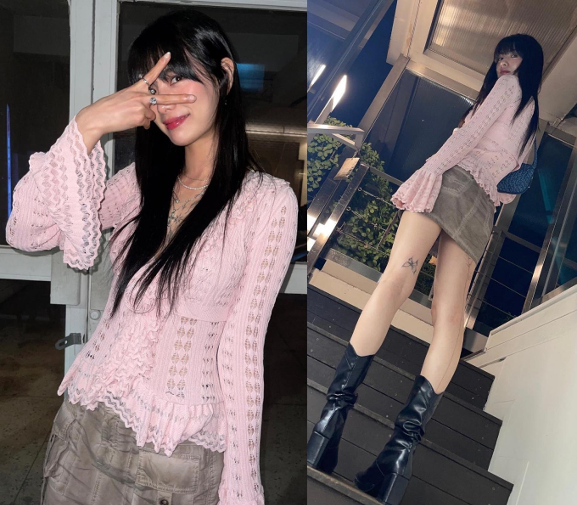 나나, 쿨내 진동 걸리시룩…극세사 각선미 실화?