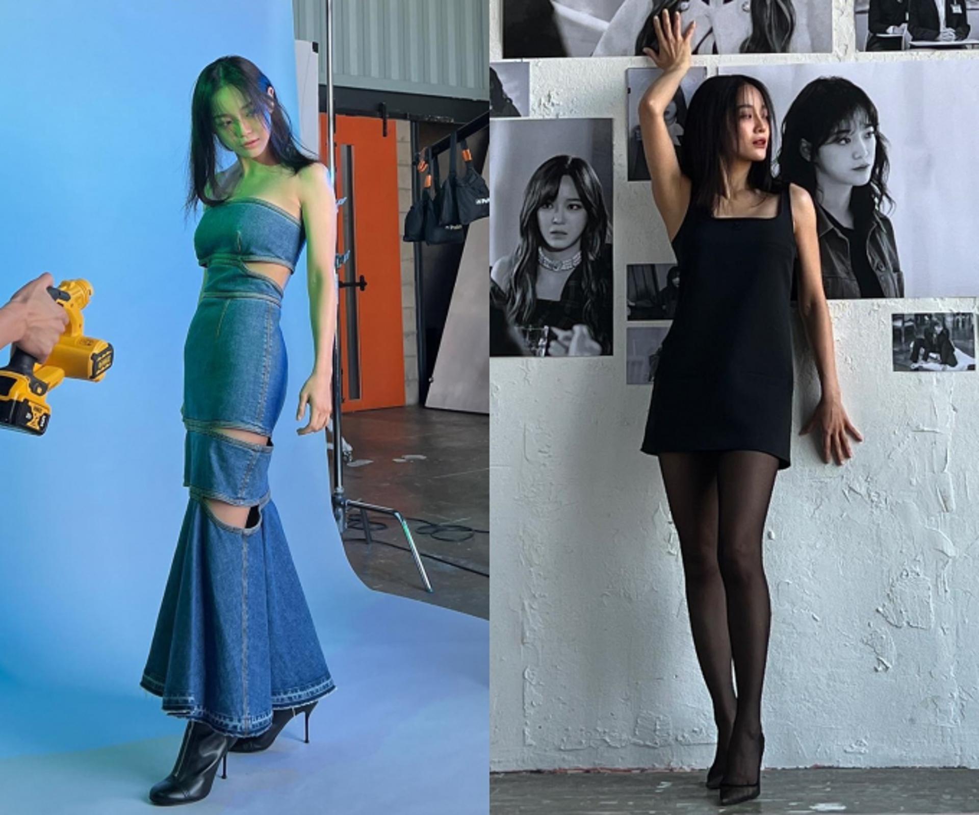 김세정, 컷아웃 드레스+올블랙  미니…퇴폐미 물씬