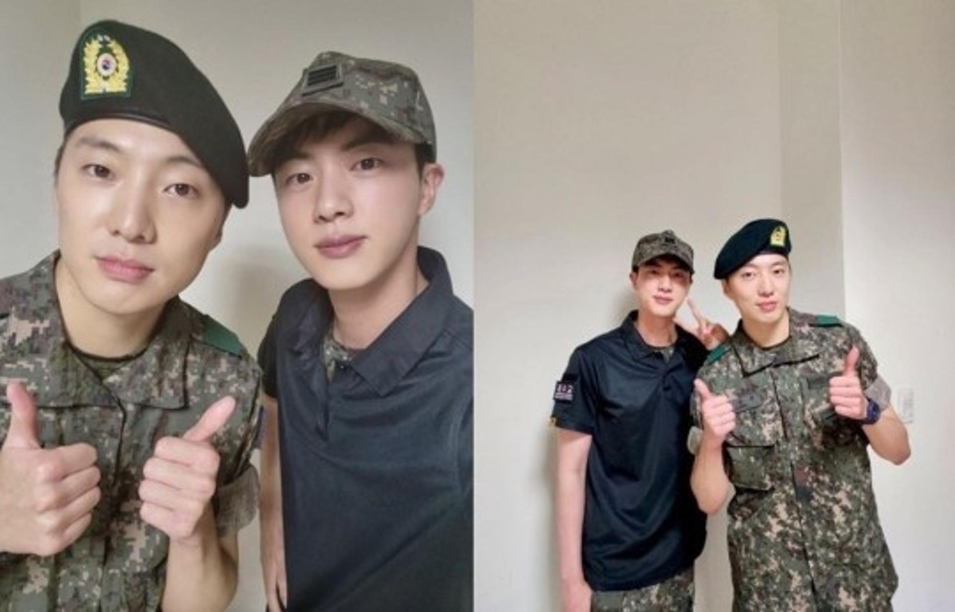 조교된 방탄소년단 진, "軍 특혜 안 받음"… 강승윤 만났다