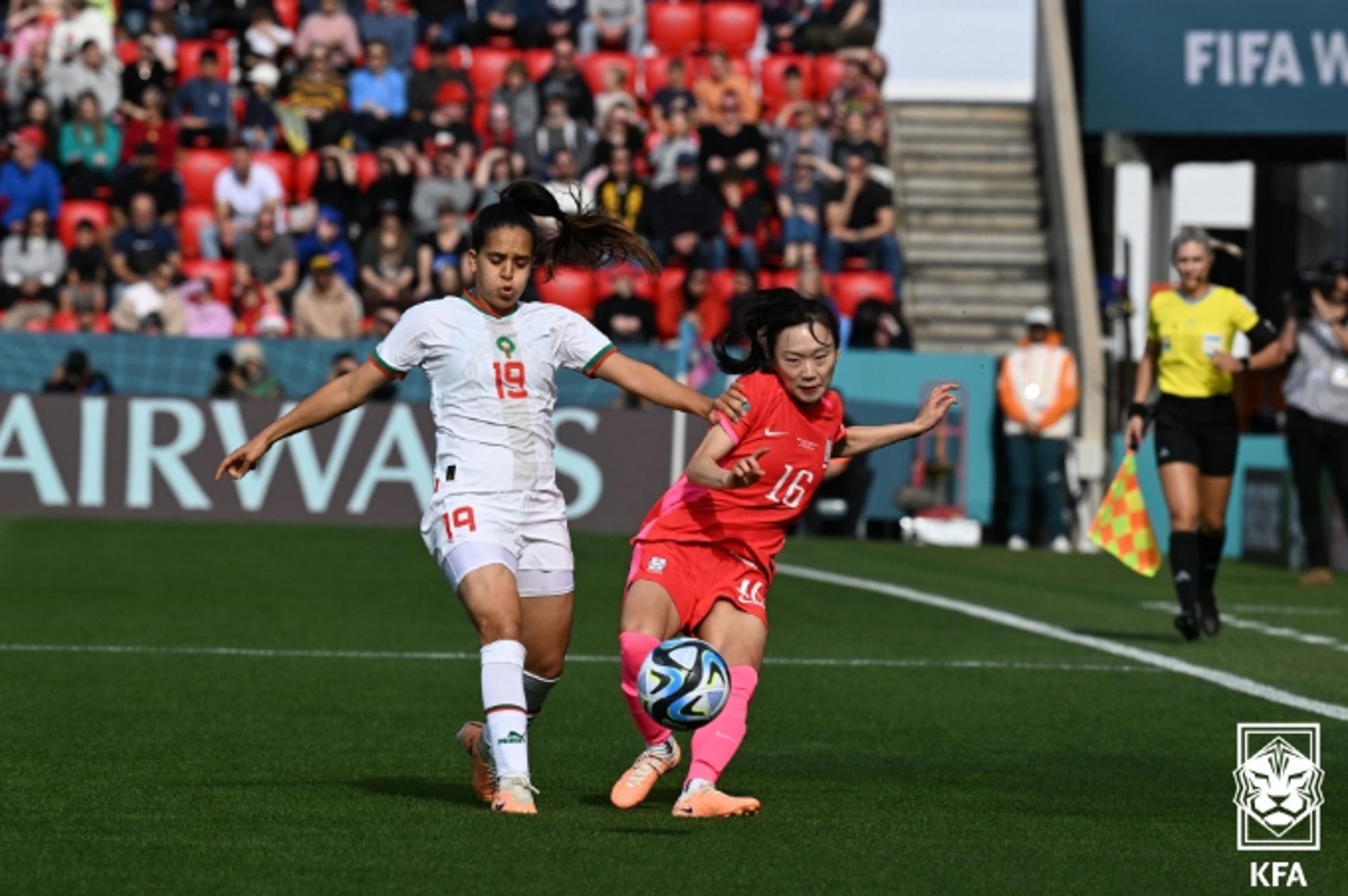 한국, 모로코에 0-1 패… 여자 월드컵 16강행 '빨간불'