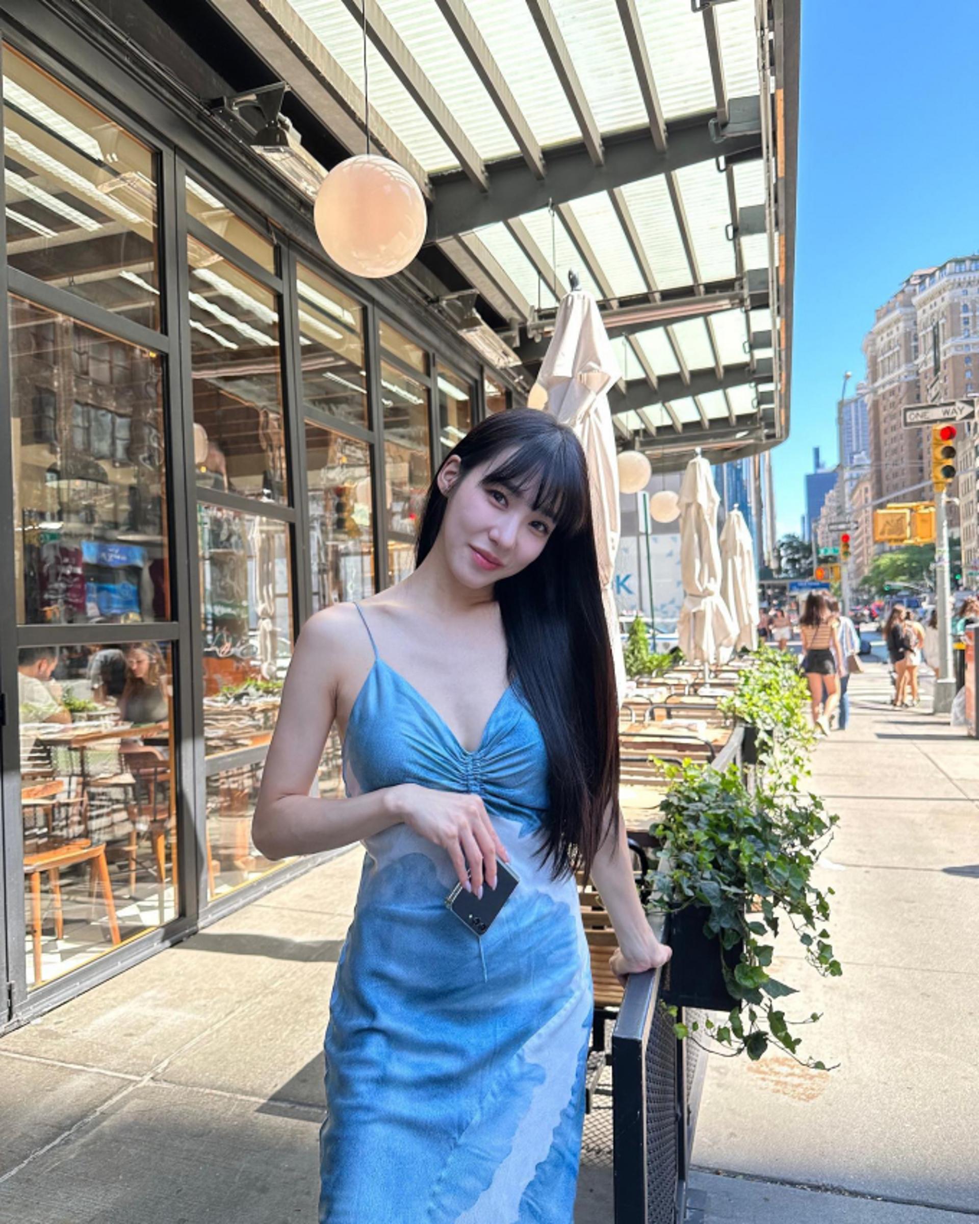 티파니 영, 뉴욕에 강림한 여름 여신