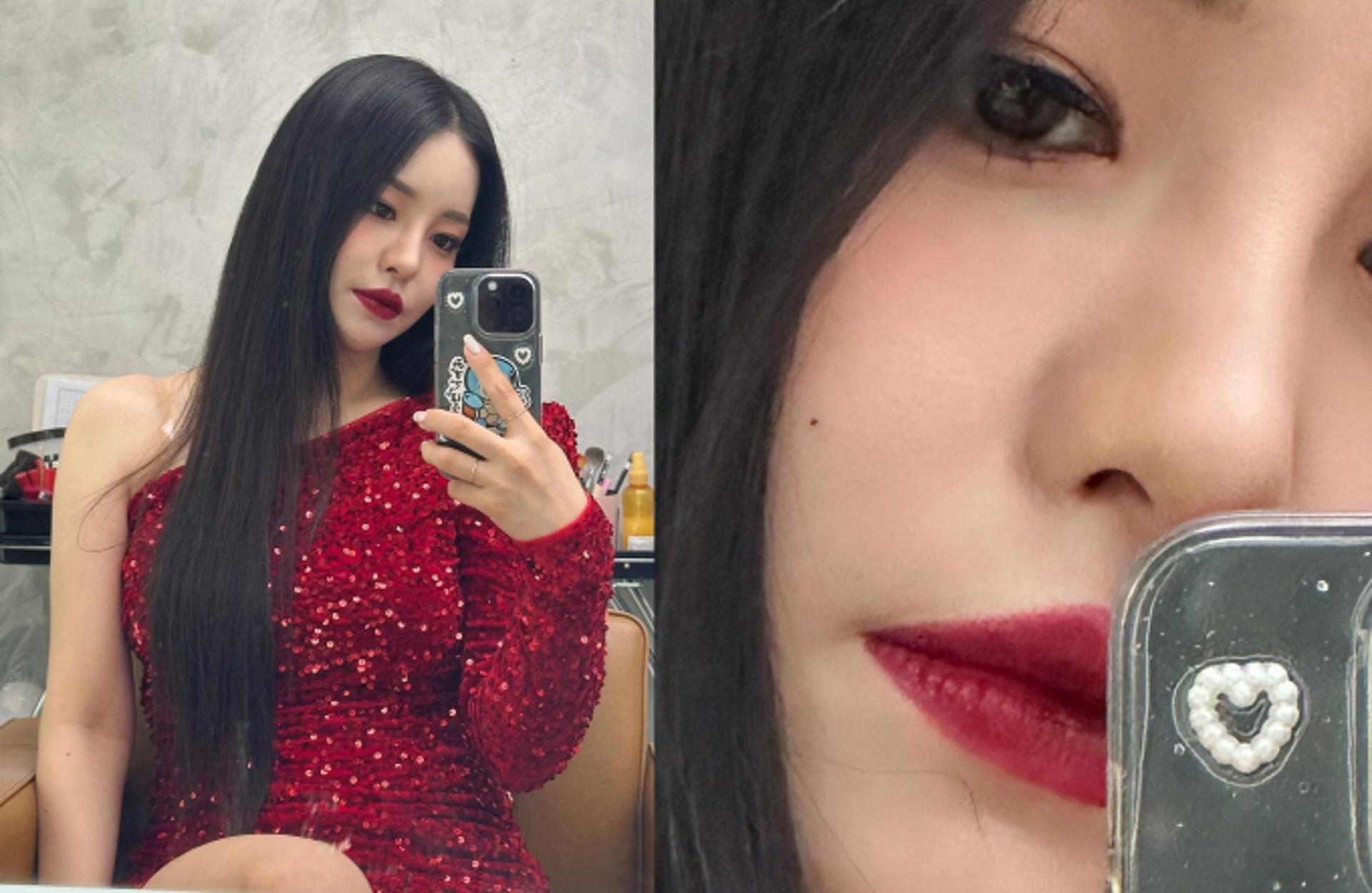브브걸 유정, 볼에 점 하나 찍었을 뿐인데…매혹미 UP