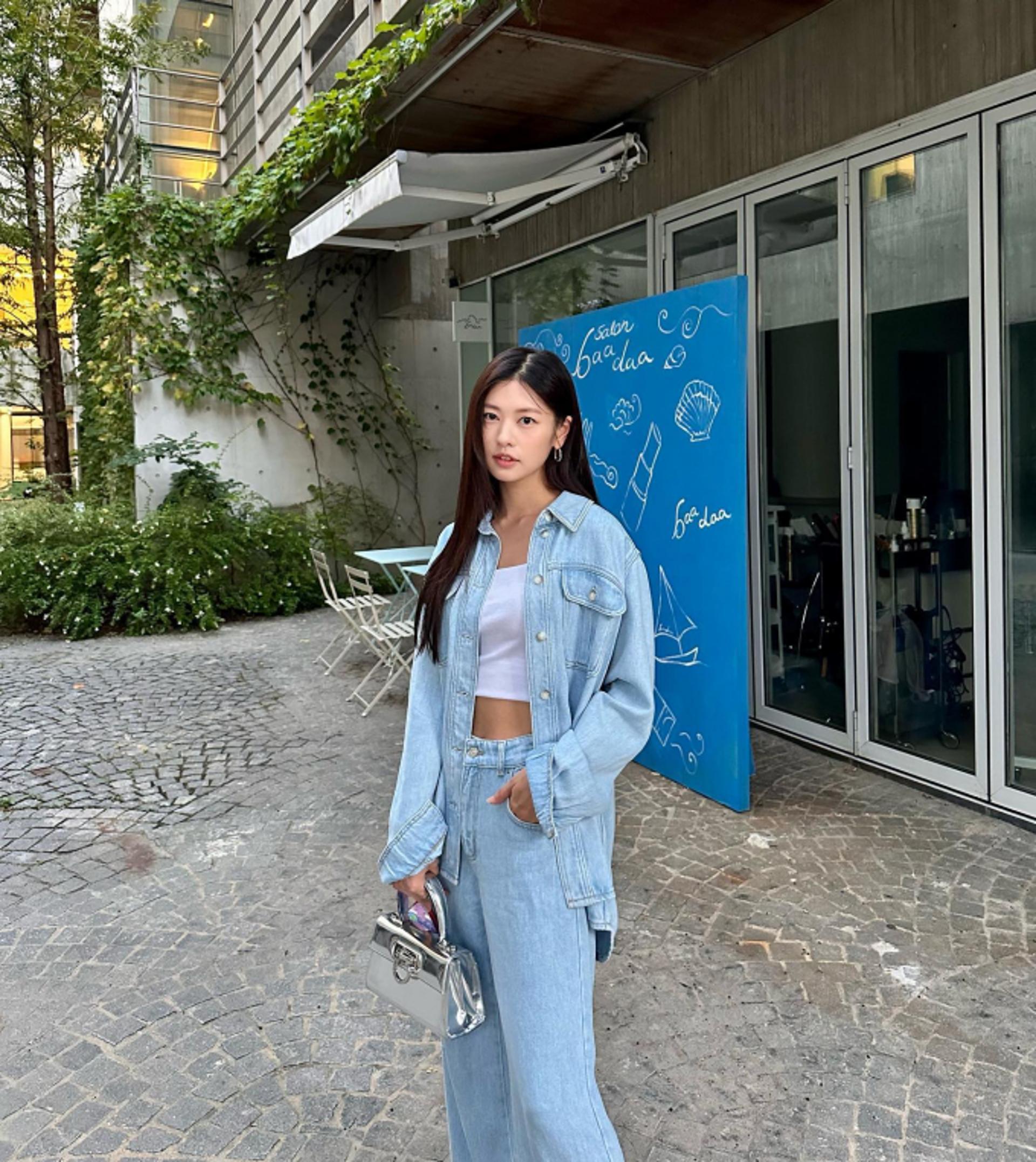정소민, 무더운 여름엔 쿨한 '연청' 데님룩