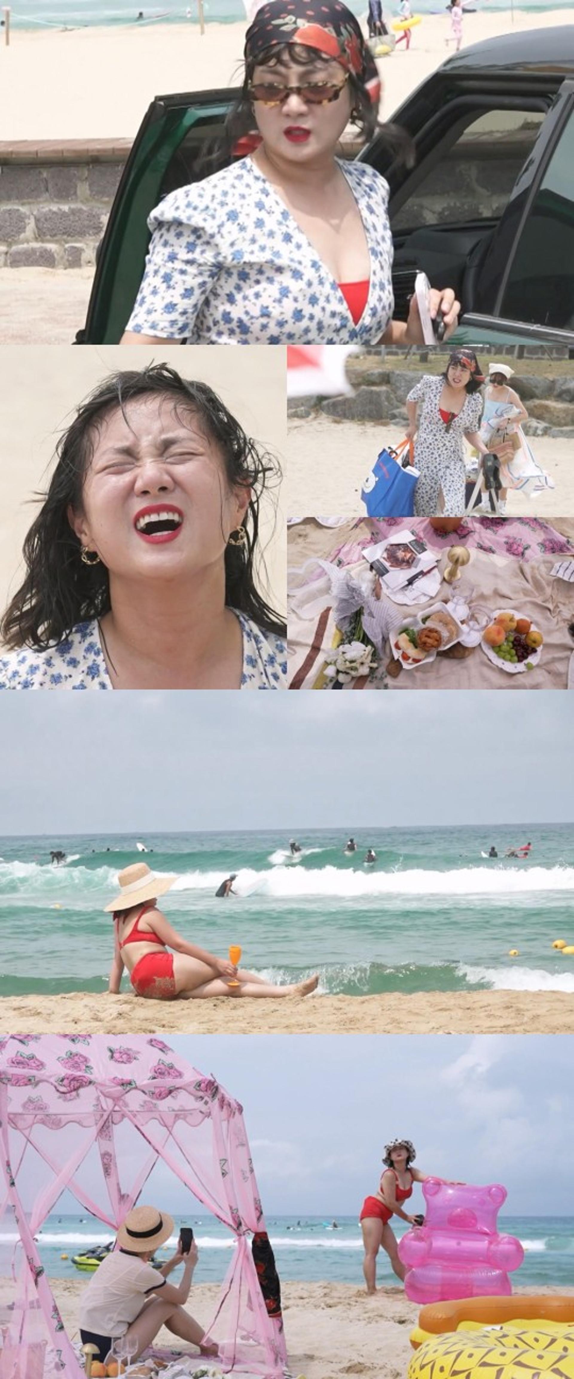 "몸매 자신감 美쳤다"… 박나래, 비키니 '핫걸이 여기에?'