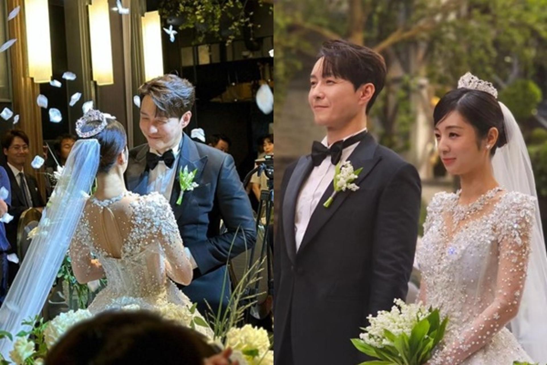 심형탁♥사야, 결혼식 현장 어땠나… ★들 축복 속 '로맨틱'