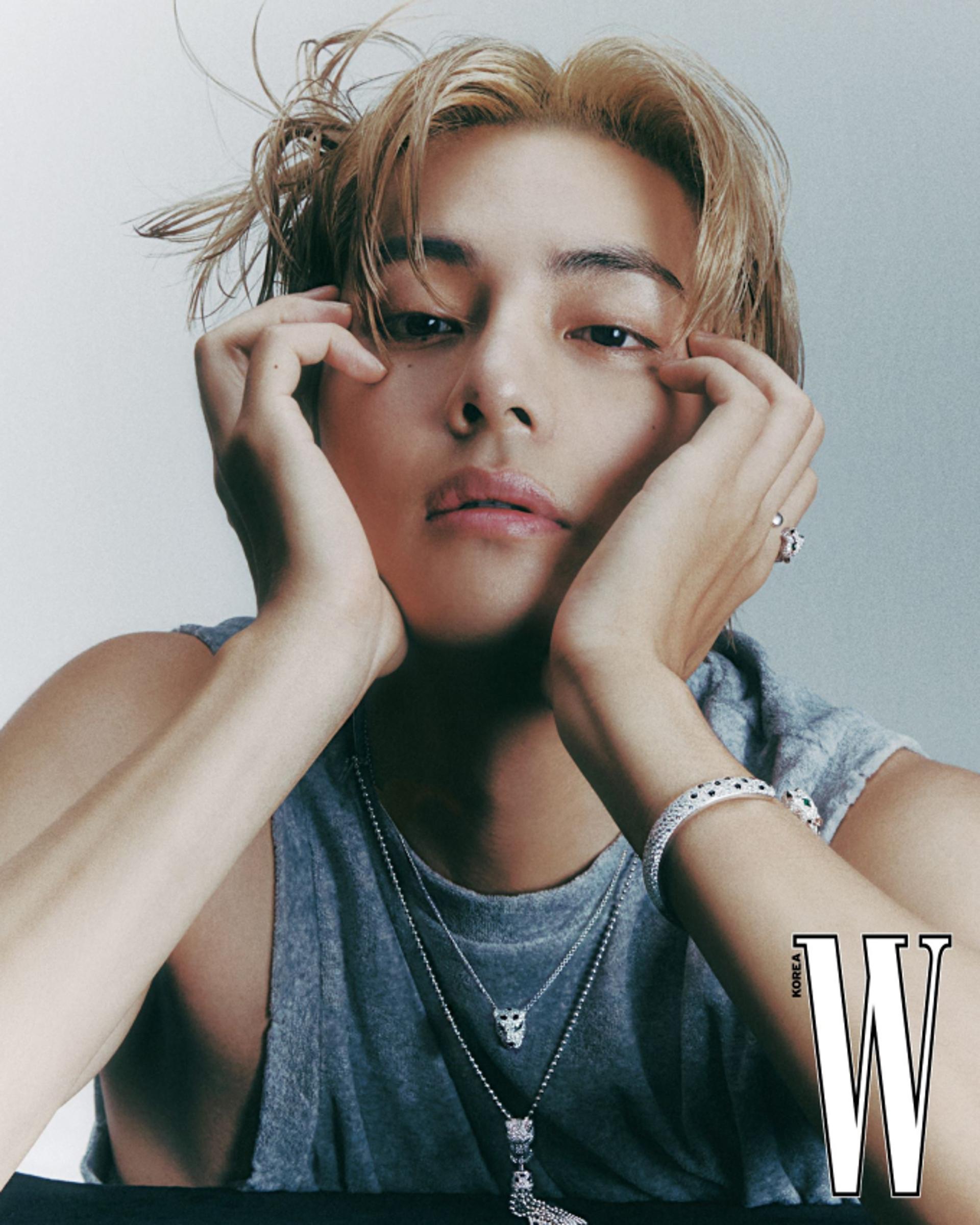 BTS 뷔, 주얼리 화보…펑크 무드에 우아한 카리스마까지