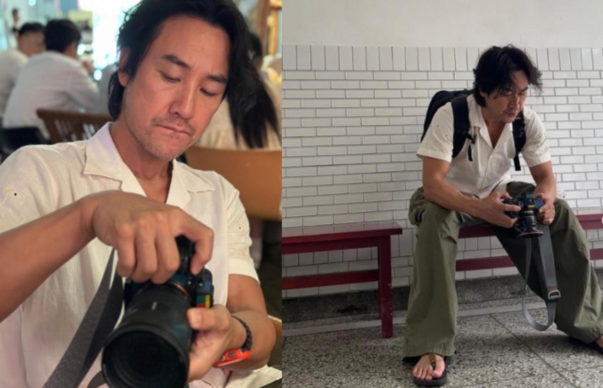 '복귀' 앞둔 엄태웅 포착… 여전히 잘생김 '훈훈'