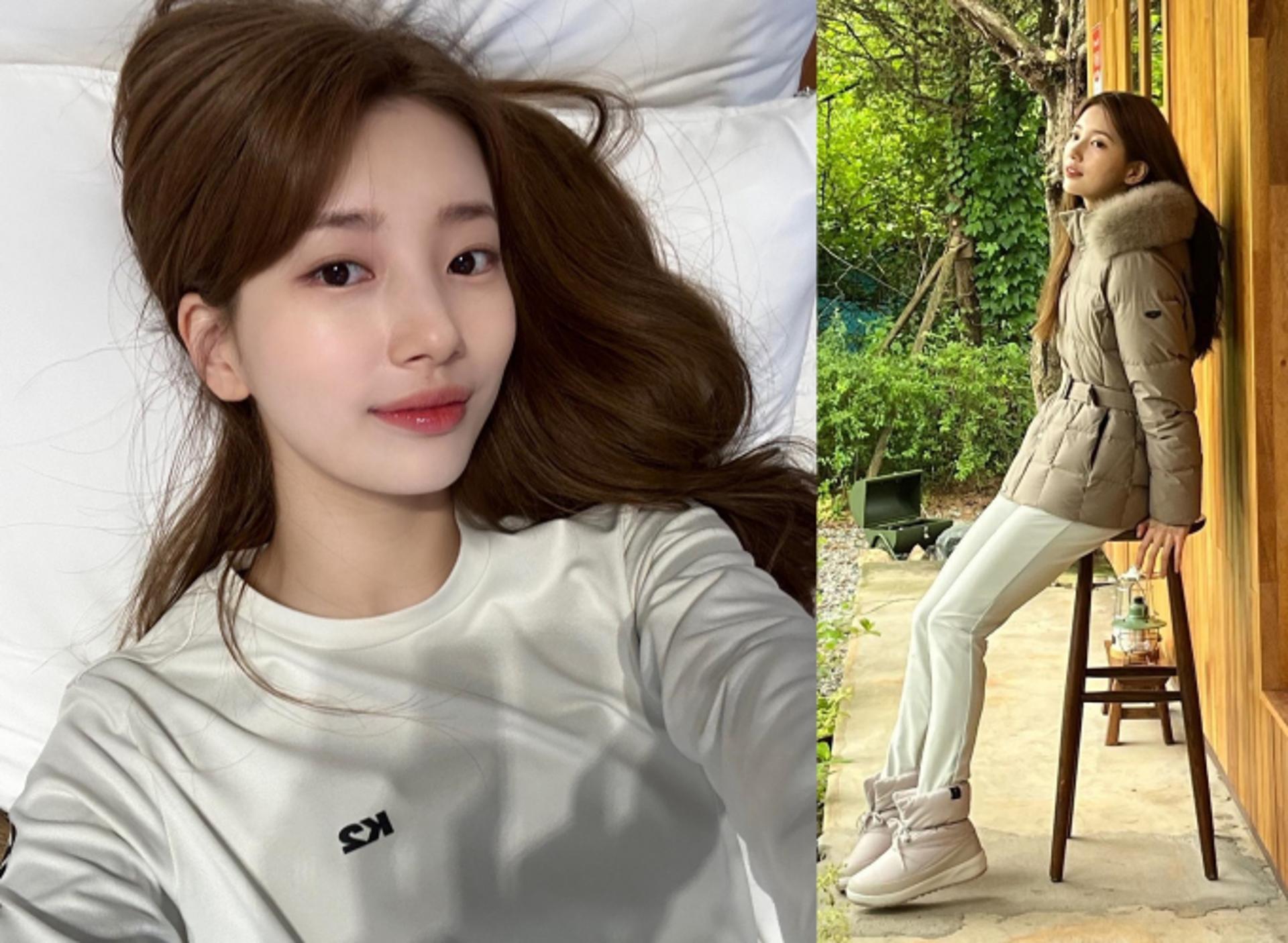 "겨울 빨리와"…수지, 여름 밀어내는 겨울 여신 비주얼