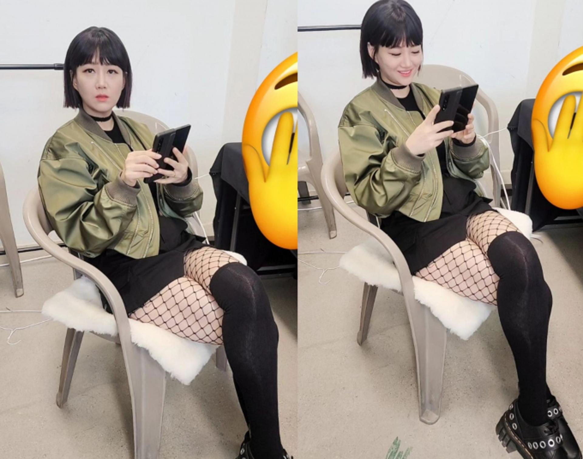 장윤정, '마틸다'로 변신…망사 스타킹 신고 도도+깜찍 매력