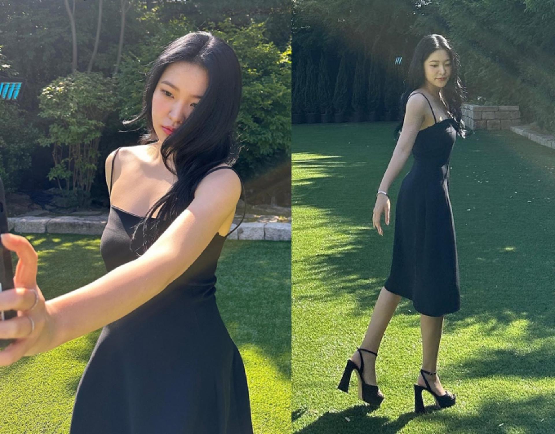 '올해의 연기돌' 예리, 블랙 드레스 입고 혼자 화보 찍는 중