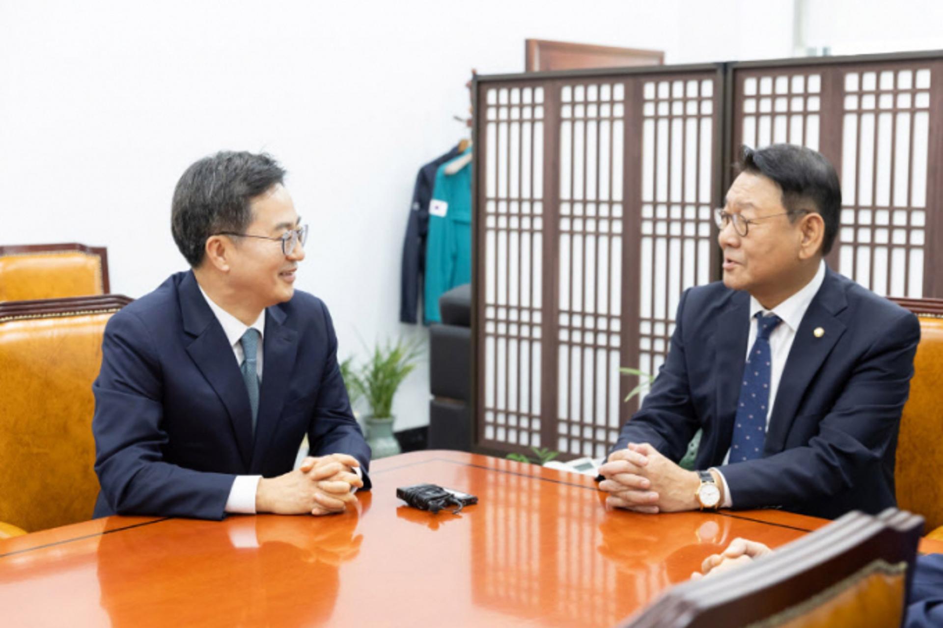 김동연, 국회 찾아 "경기북도 설치추진 협조" 요청
