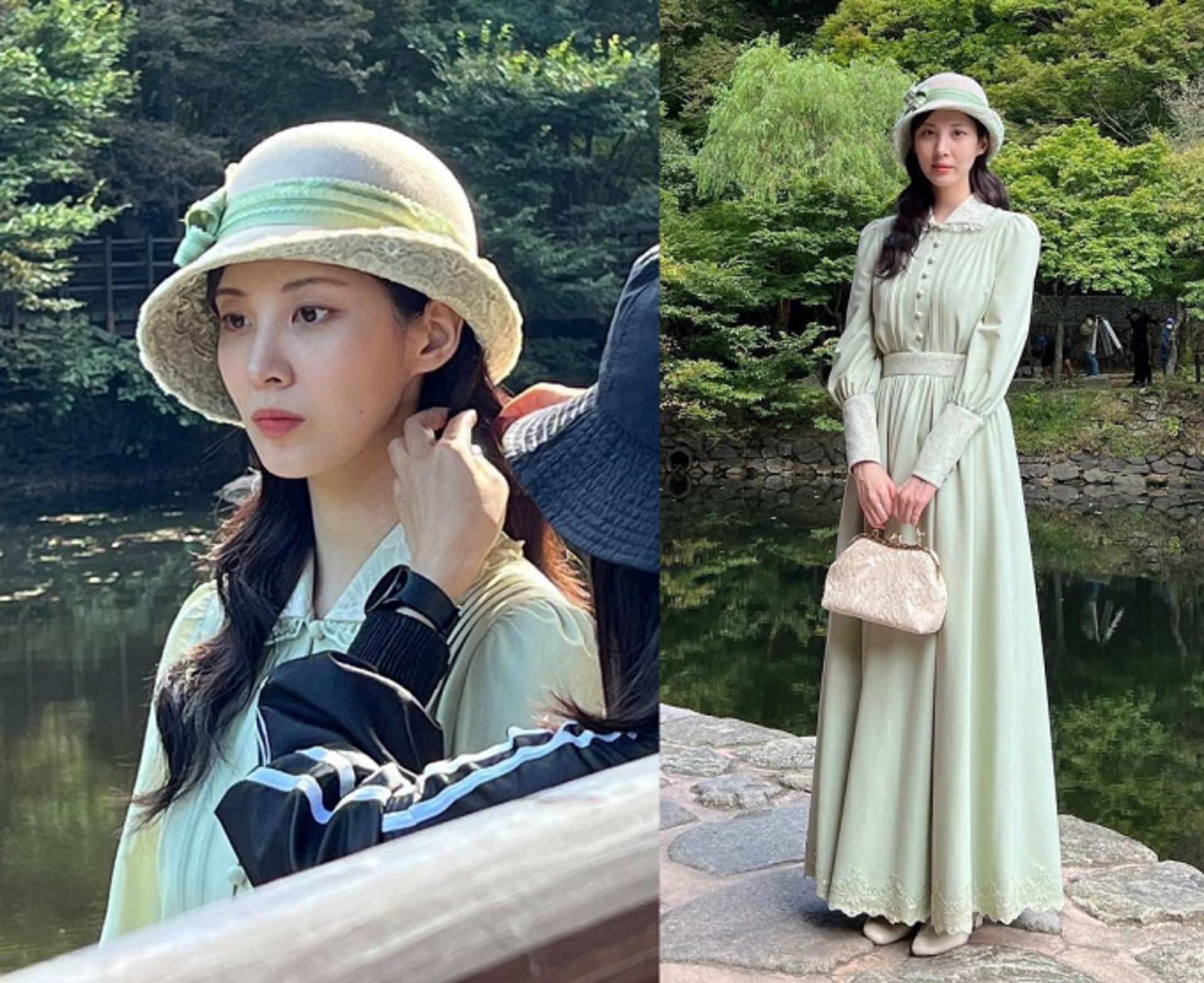서현, 고풍스러운 드레스 입고 우아미 뿜뿜