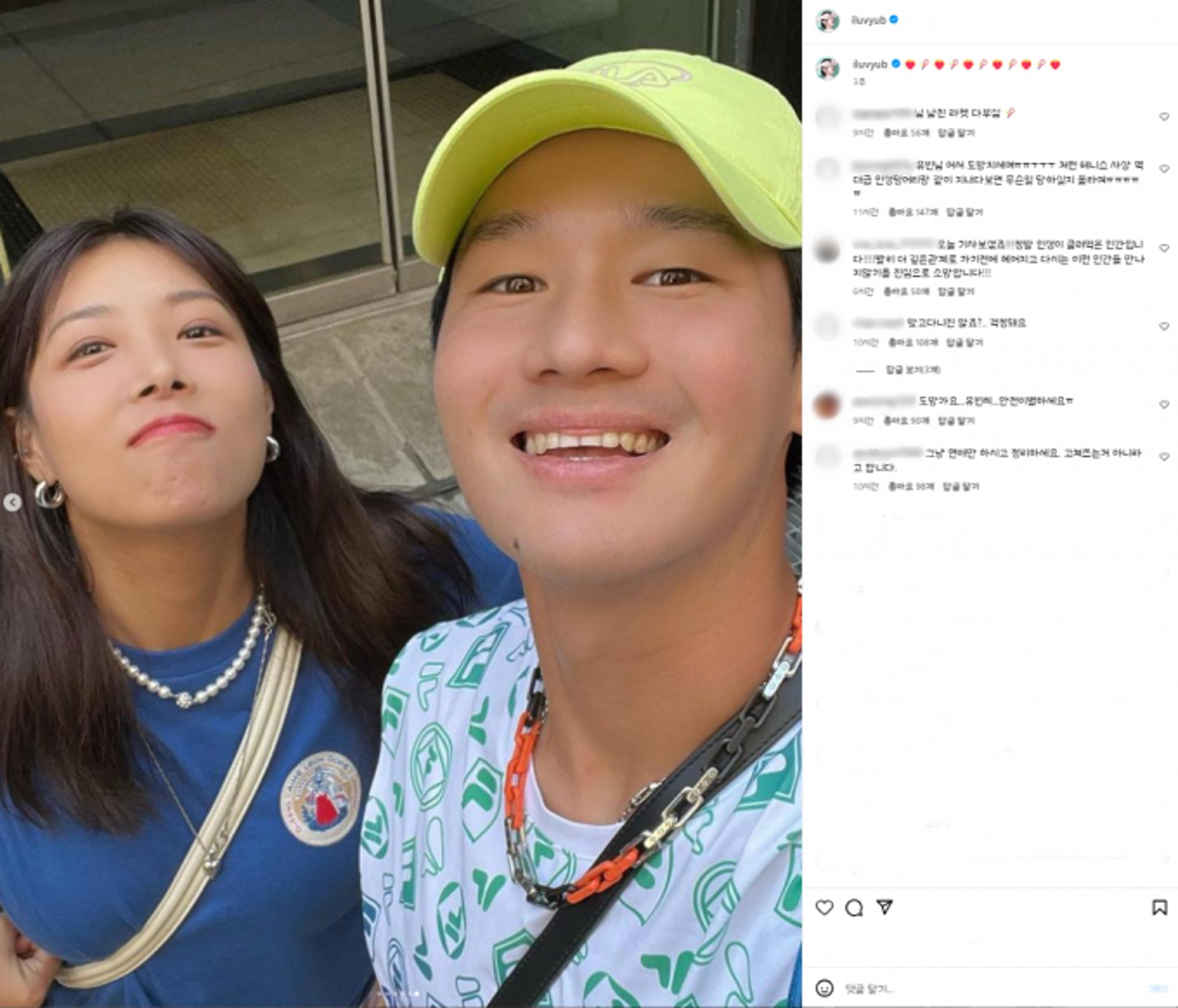 권순우 '라켓 박살+ 인사 거부'… ♥유빈에 불똥 "어서 도망쳐"