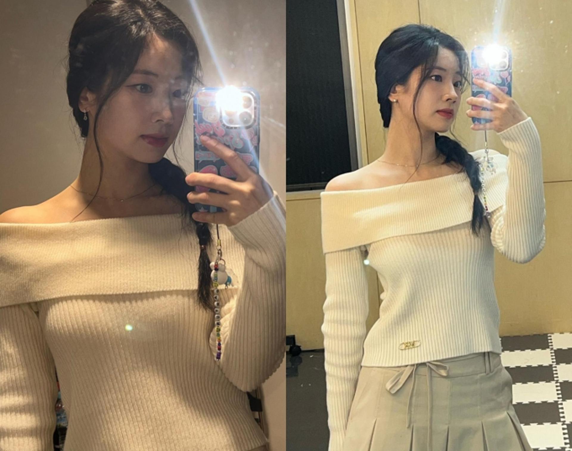 트와이스 다현, 순백의 오프숄더로 청순 지수 UP!