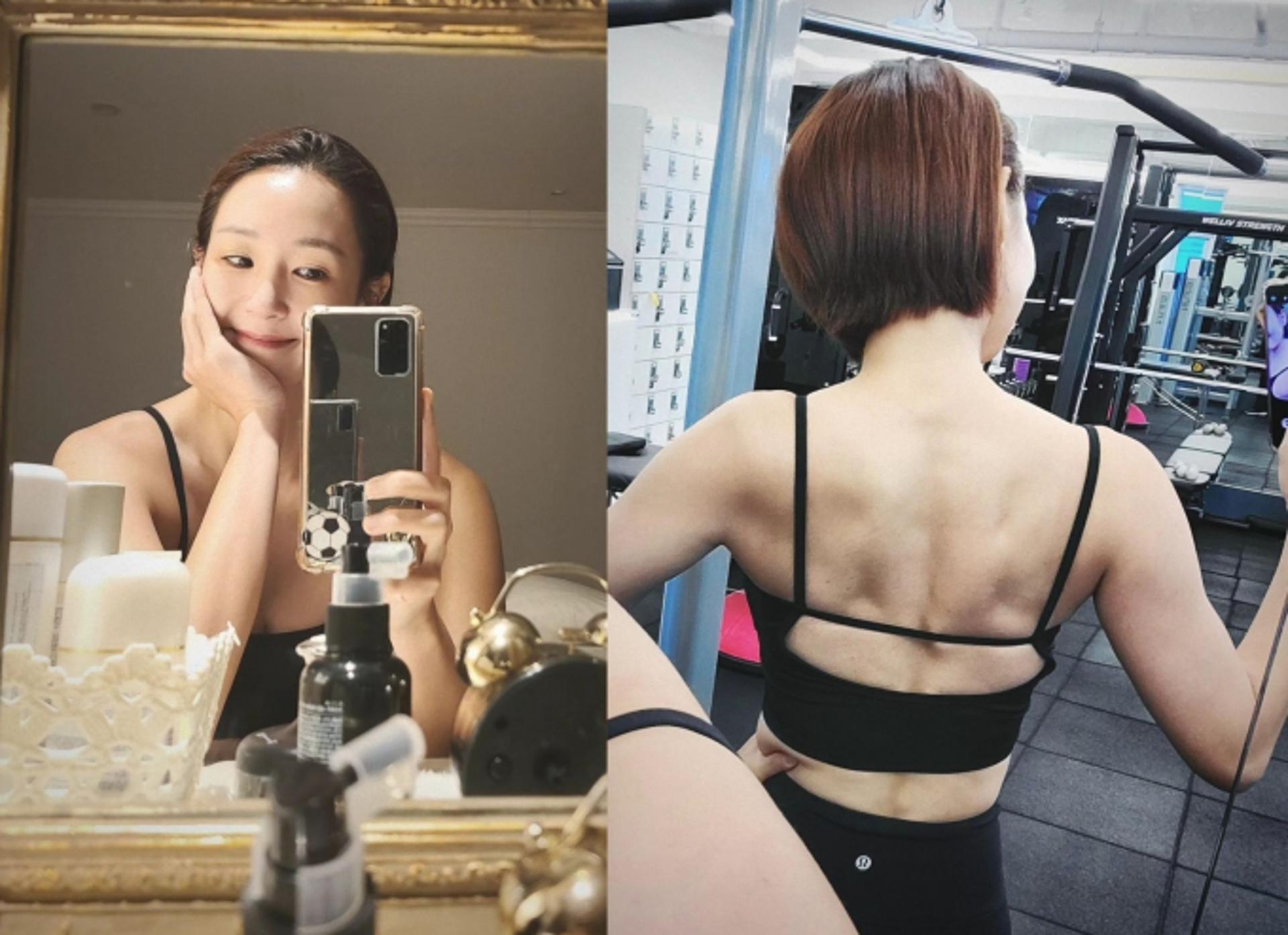 오정연, 청순한 민낯+성난 등근육 자랑…'반전 매력'