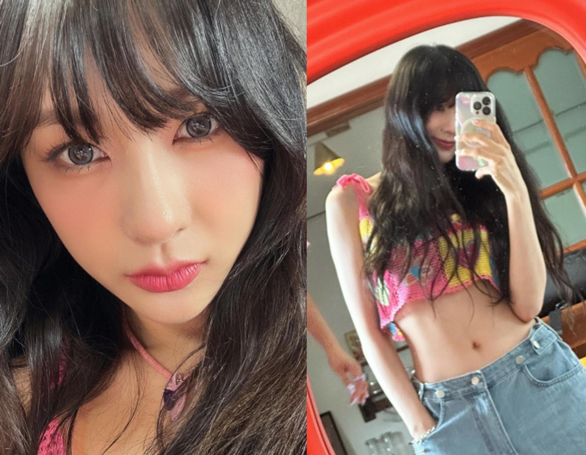 에이핑크 오하영, 청순 미모에 그렇지 못한 섹시 복근