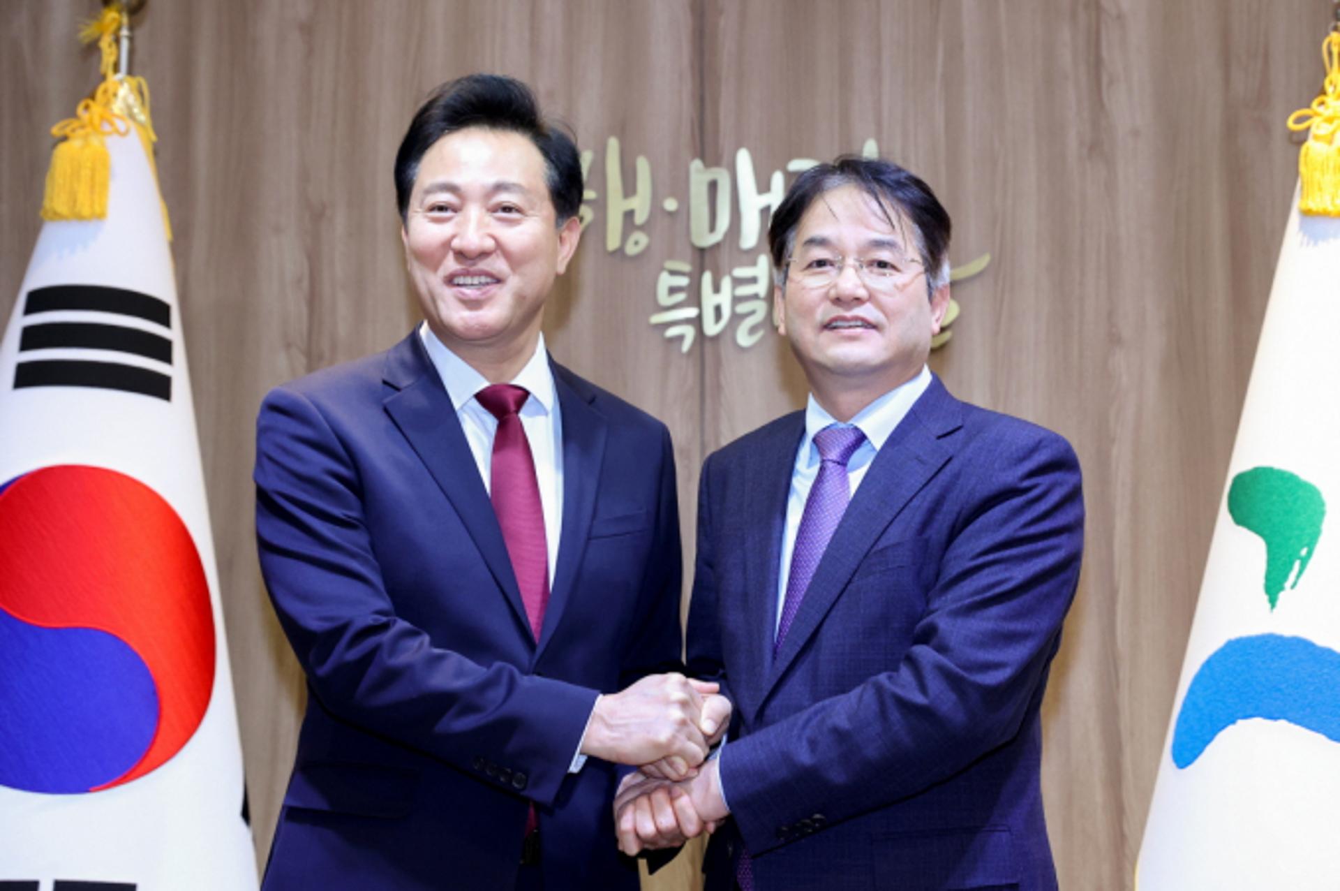 이동환 고양시장, 오세훈 서울시장과 수도권 재편 등 논의