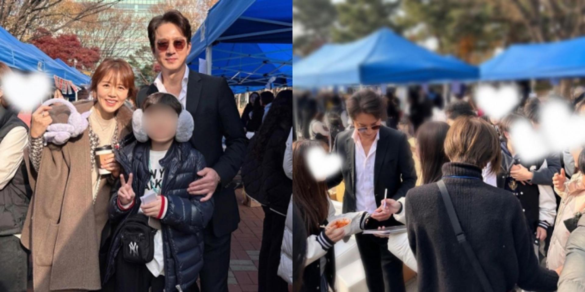 "아빠 사인을 줄 서서 왜 받아?"… 정준호 아들, 당황한 이유