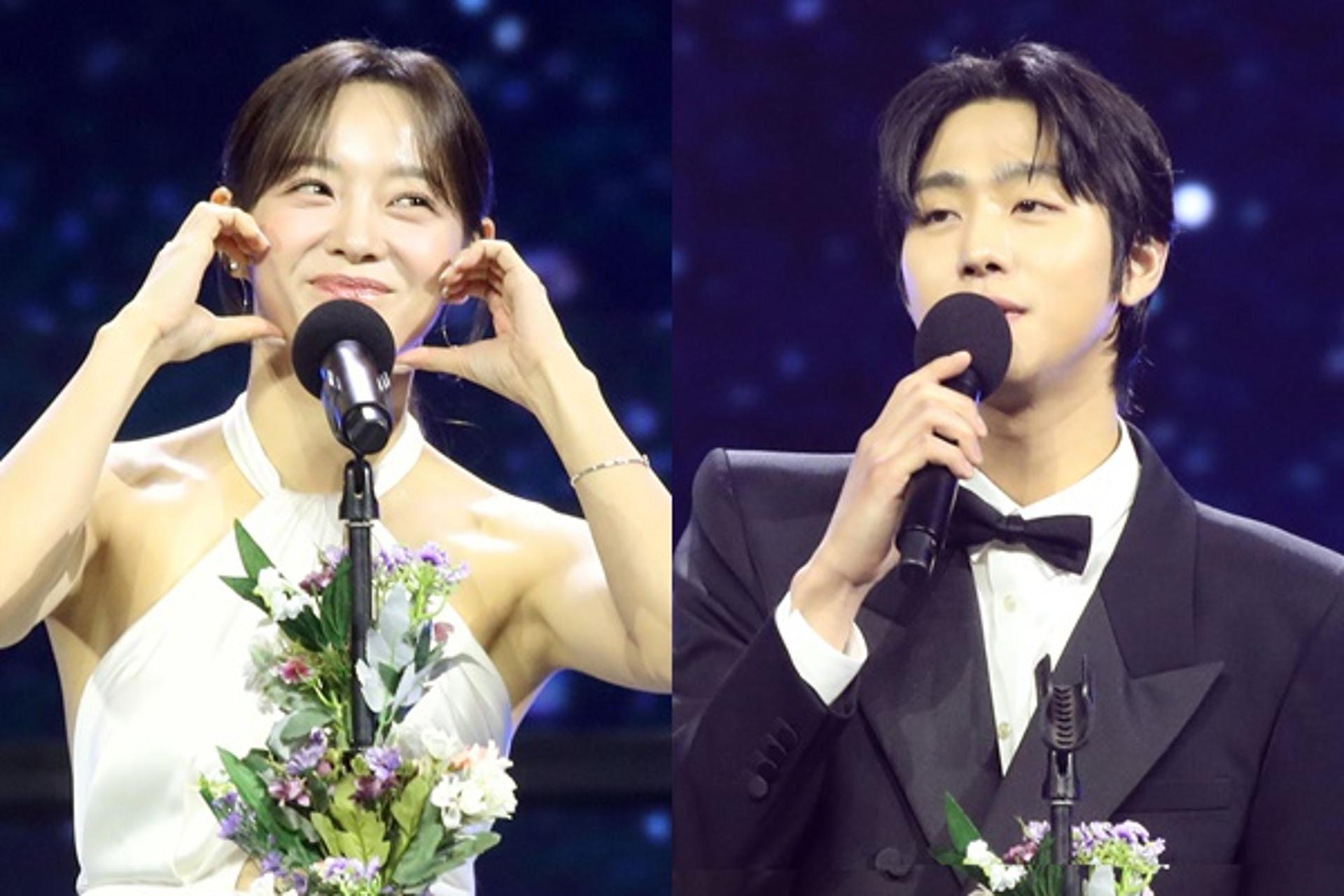 [2023 AAA] '베스트 액터상' 안효섭 "김세정과 함께 상 받아 영광"