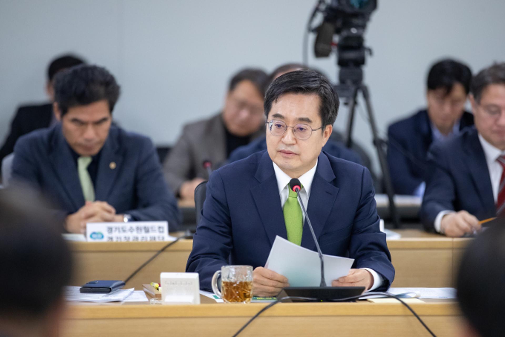 김동연 "내년 민선8기 시즌2, 역점사업 흔들림 없이 담대히 추진하겠다"