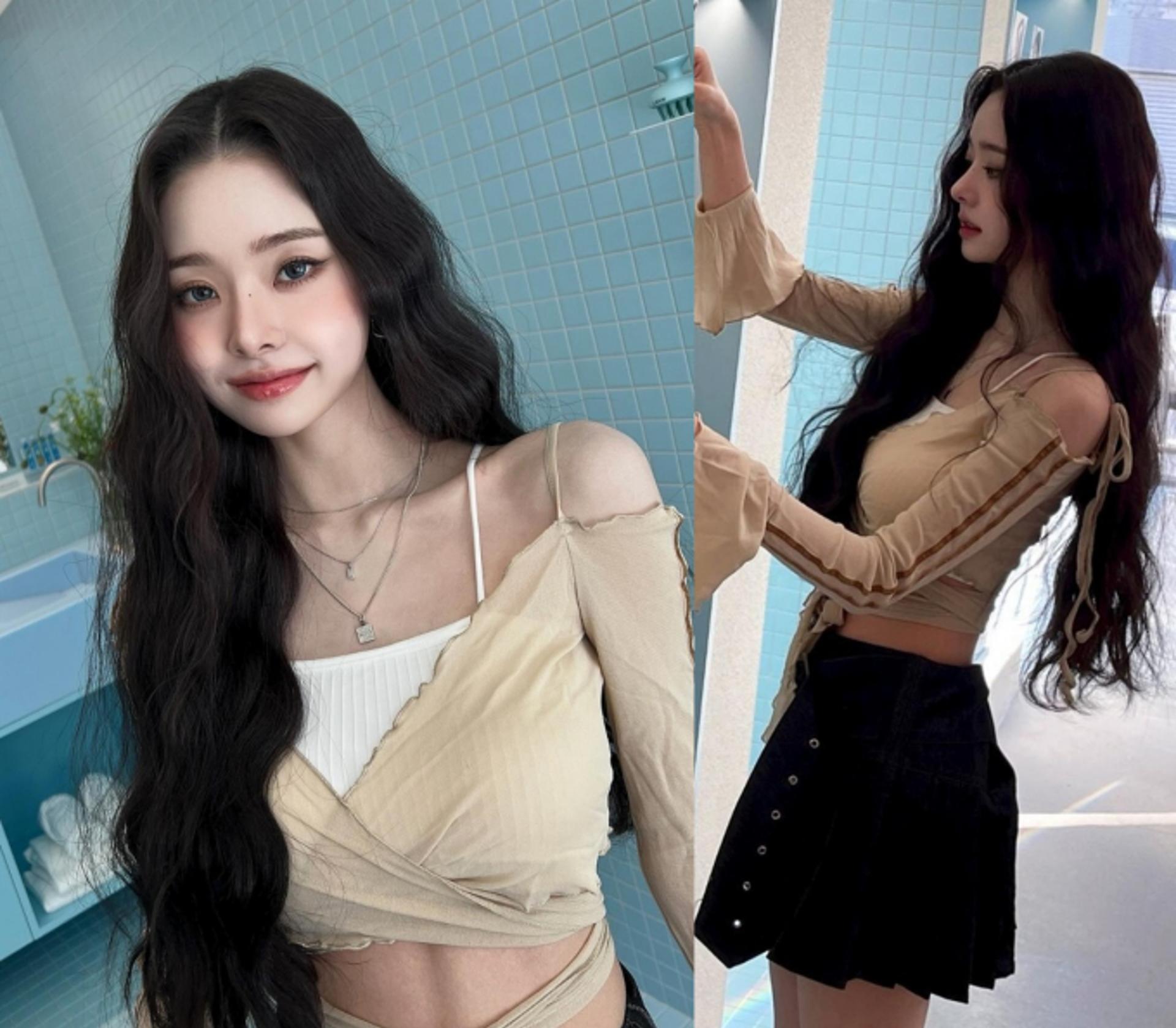 프리지아, 인형 미모+허리가 남아도는 잘록 허리 라인