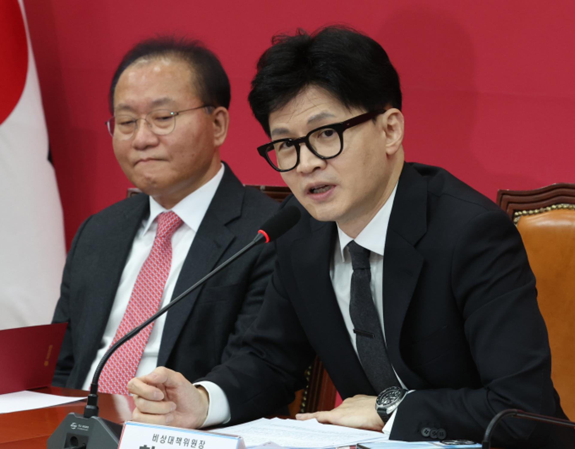 '일정 취소' 한동훈, 서천시장 화재 현장 방문