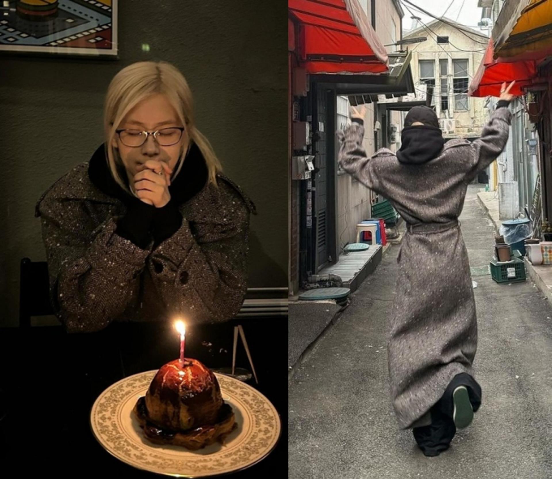 블랙핑크 로제, 멋드러진 롱코트 맵시
