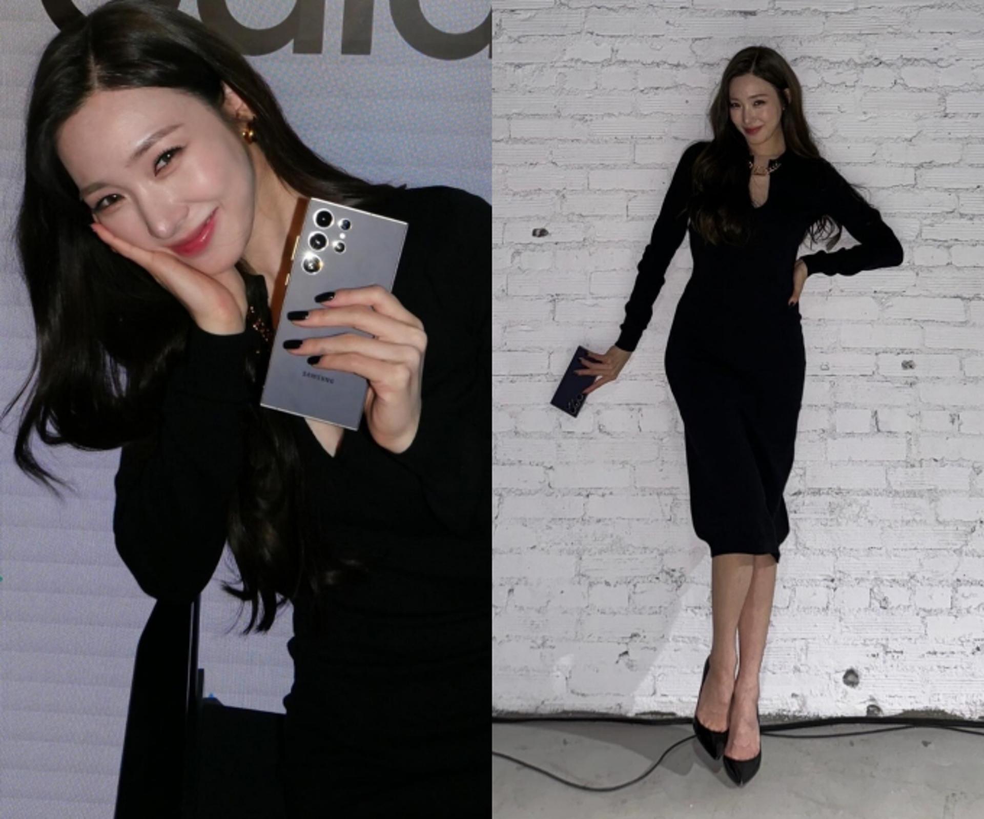 티파니 영, 보디 실루엣 그대로 드러나는 올블랙 자태