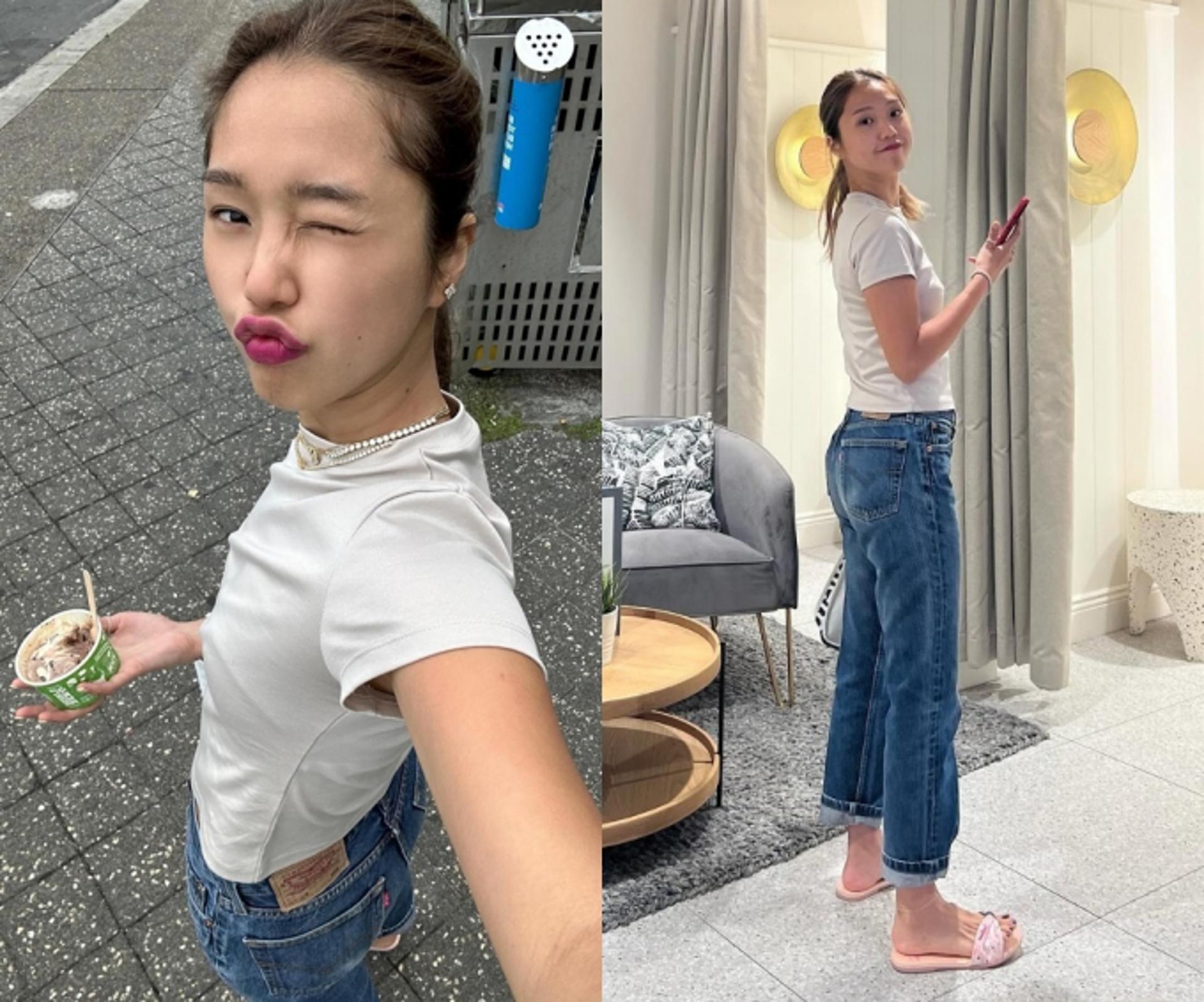 오마이걸 미미, 흰 티에 청바지…내추럴&쿨한 매력 발산