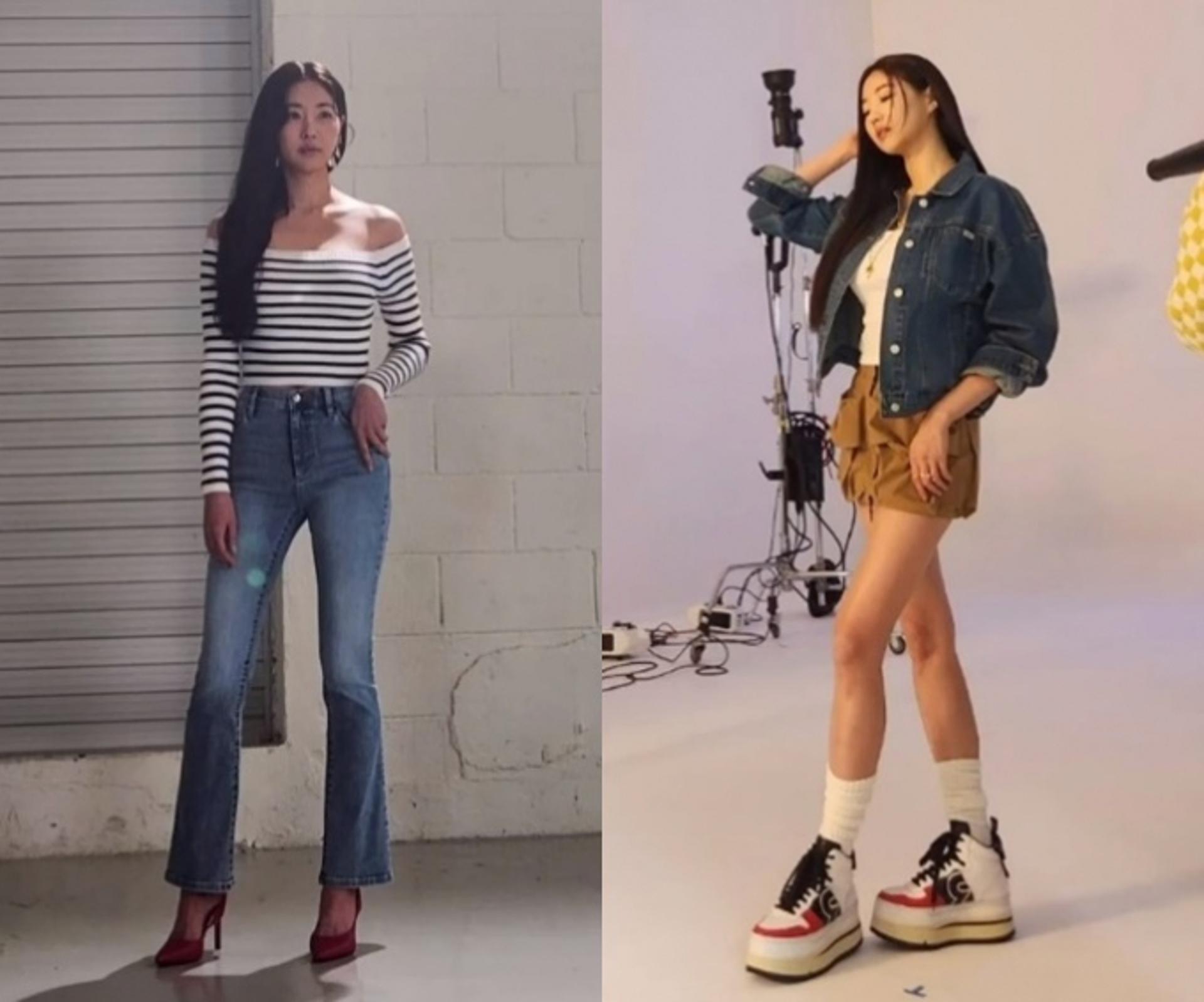 '46세' 김사랑, 초미니→청바지핏까지 완벽하네