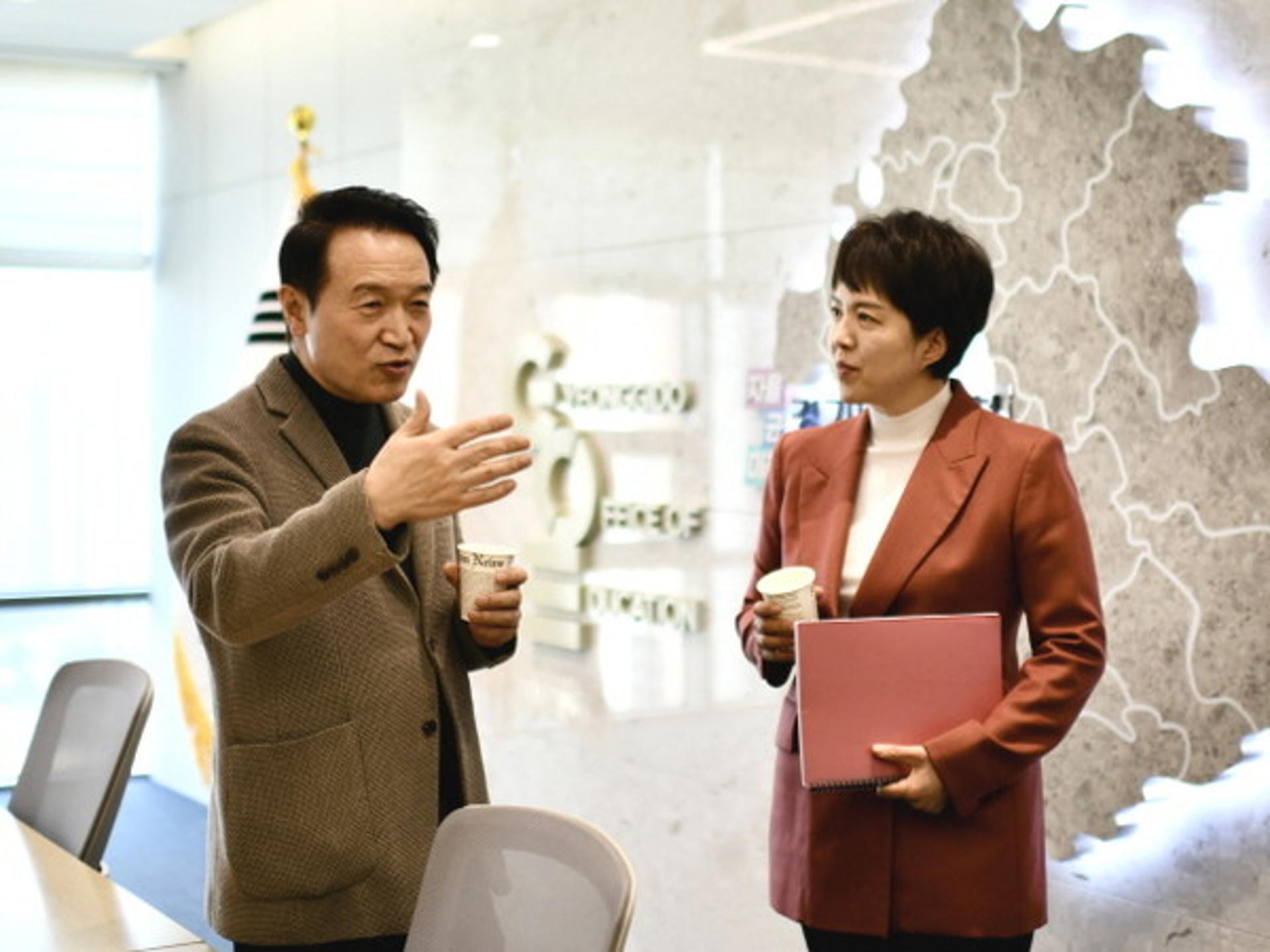 김은혜, 임태희 경기도교육감에 늘봄학교 등 정책 건의