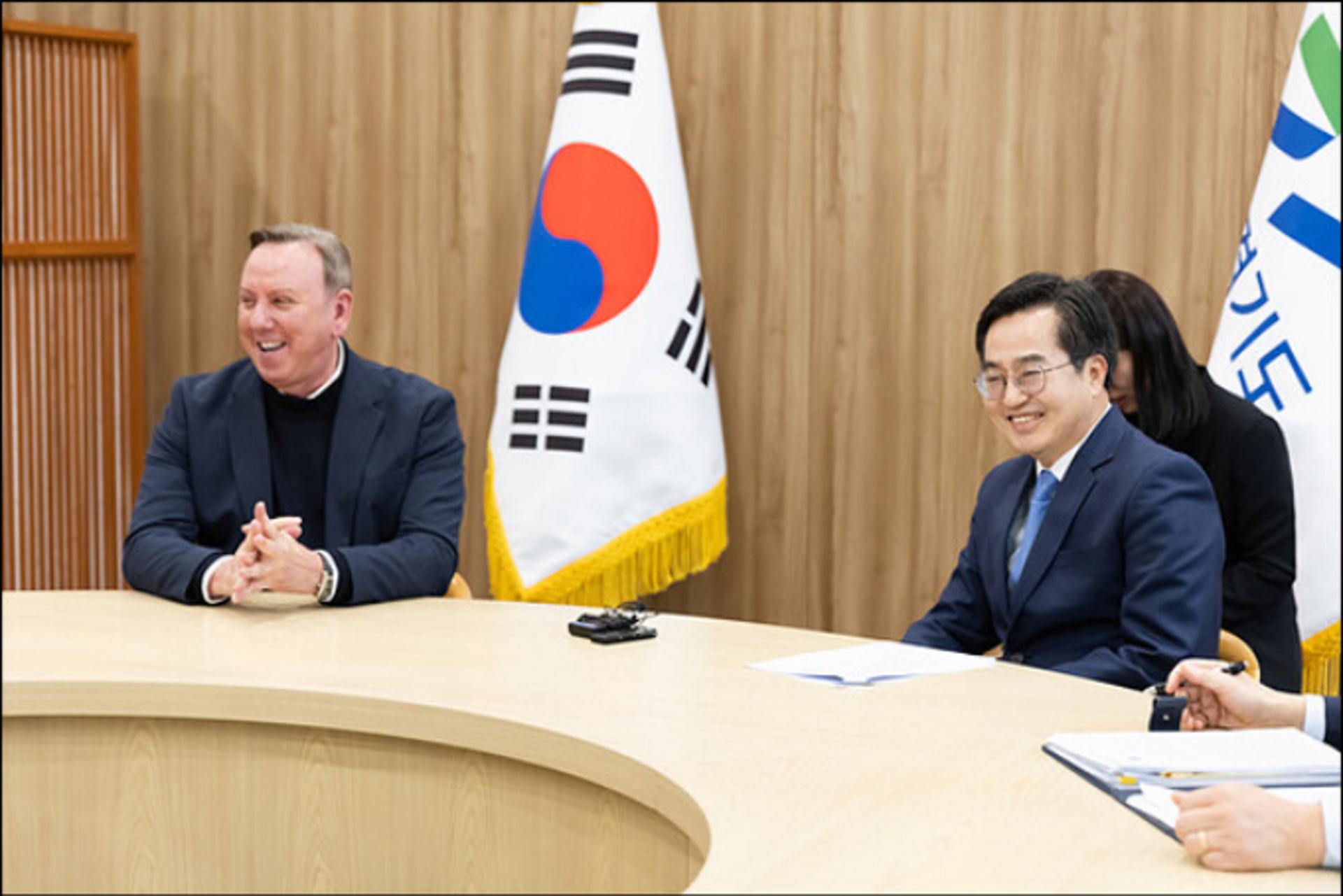 김동연, 이클레이 사무총장과 기후변화 대응 등 협력 논의