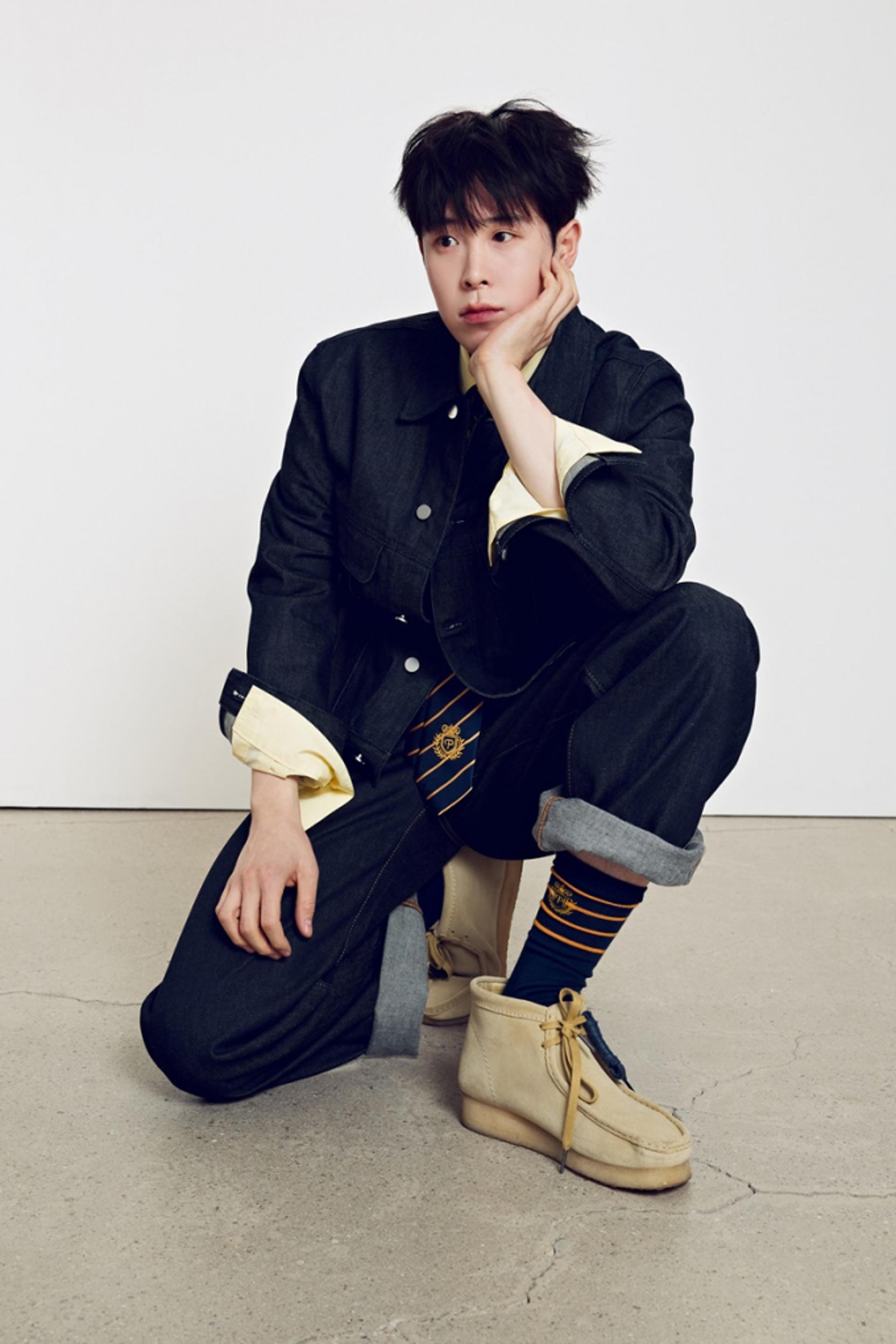 "프레피 룩의 정석" 블락비 표지훈, '플랙' 새 뮤즈로 선정