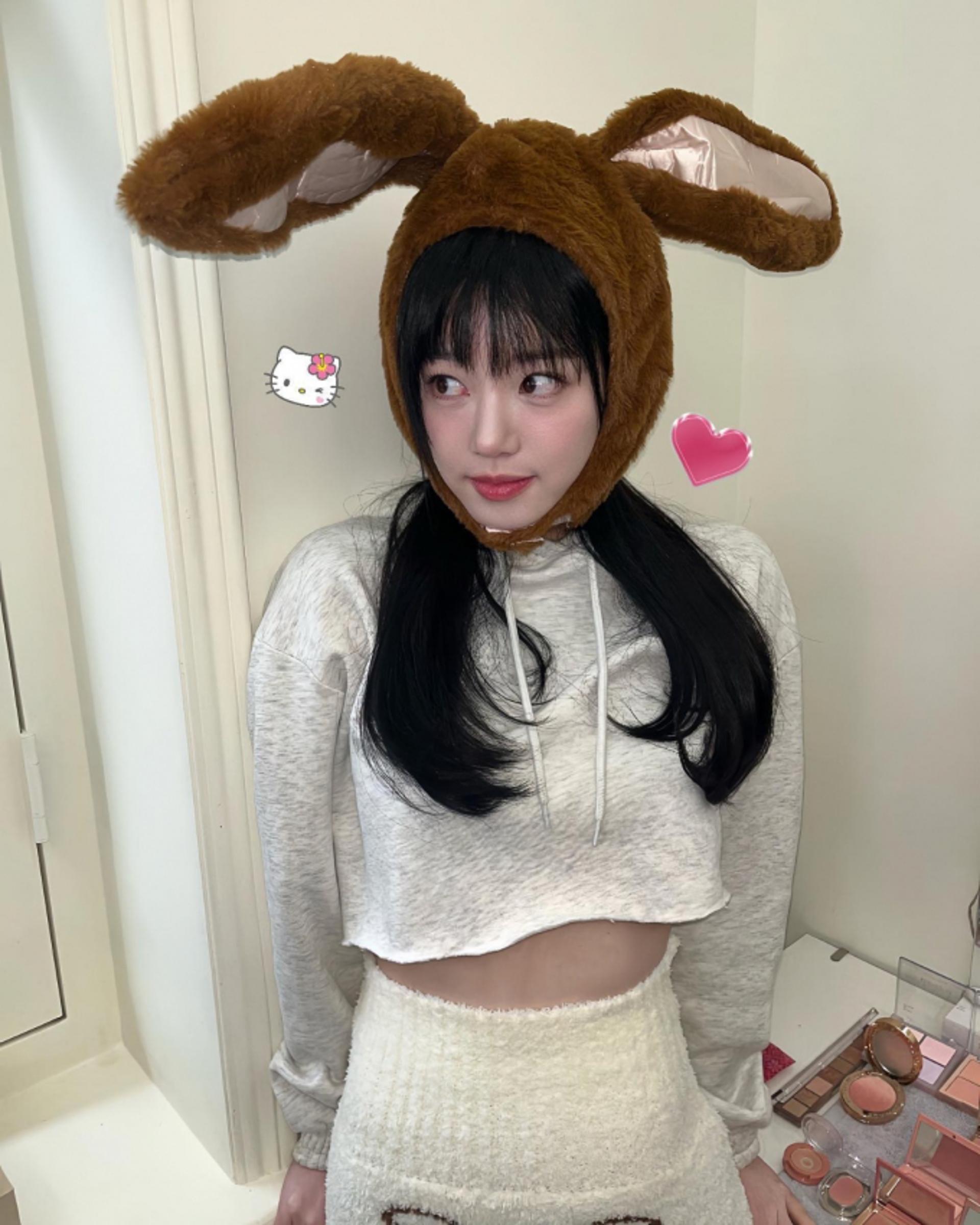 이유비, 동그랗게 뜬 눈까지 완벽한 '인간 토끼' 변신