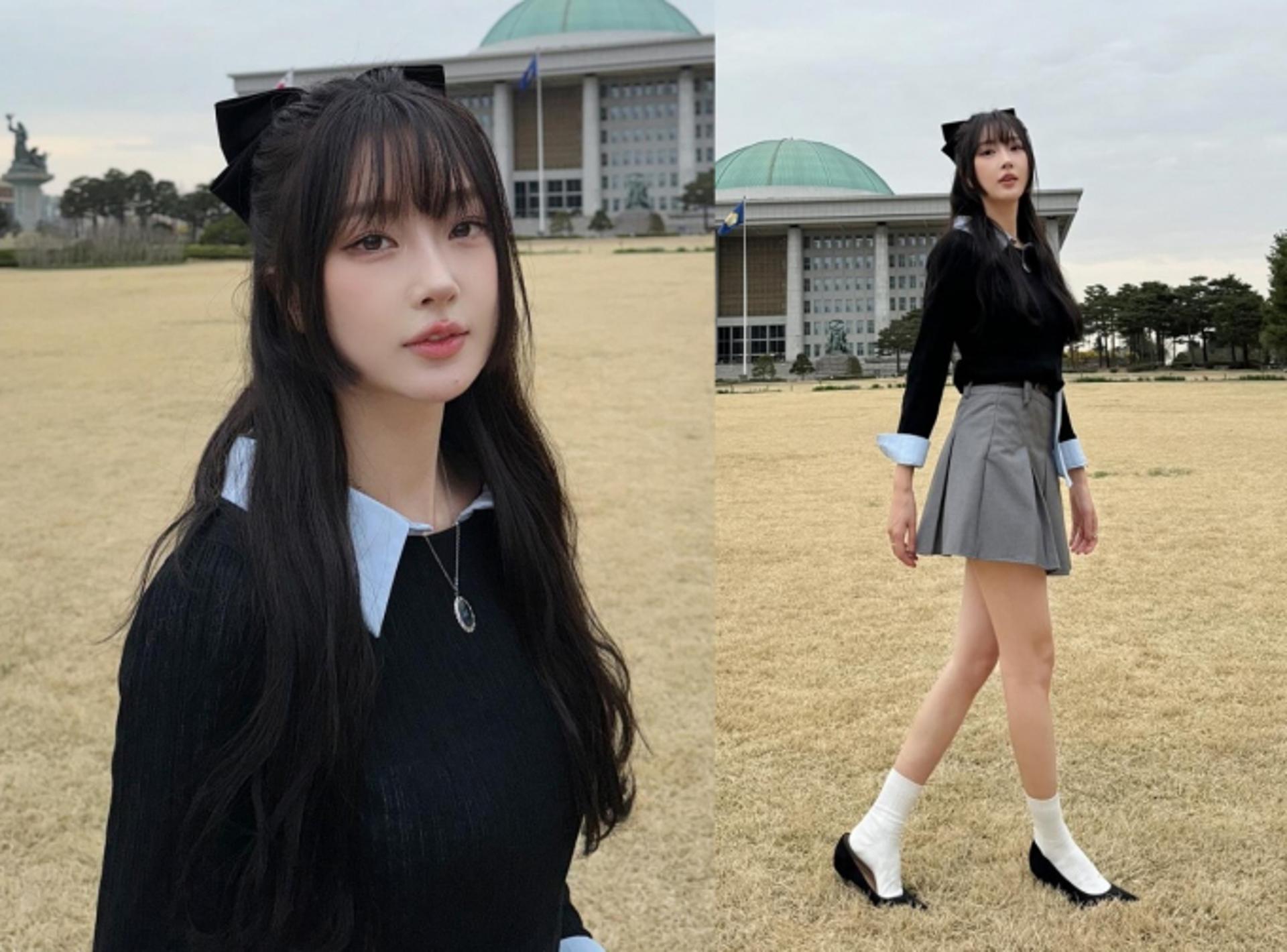 '뷰티아이콘상 수상' 달수빈, 소녀미 넘치는 단정한 스쿨룩