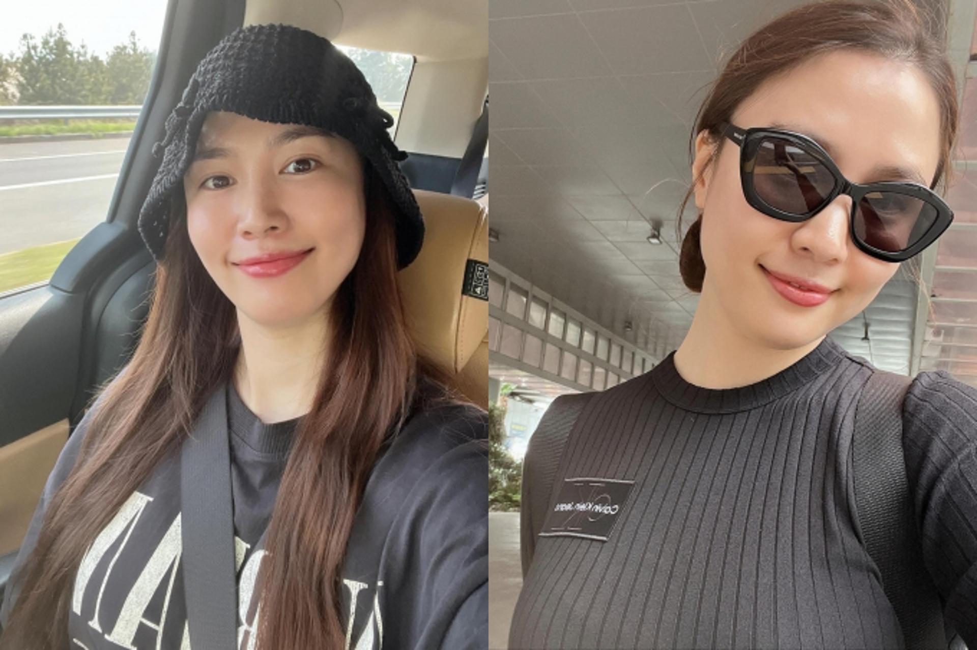 '남궁민♥' 진아름, 올블랙 입어도 빛이 나네