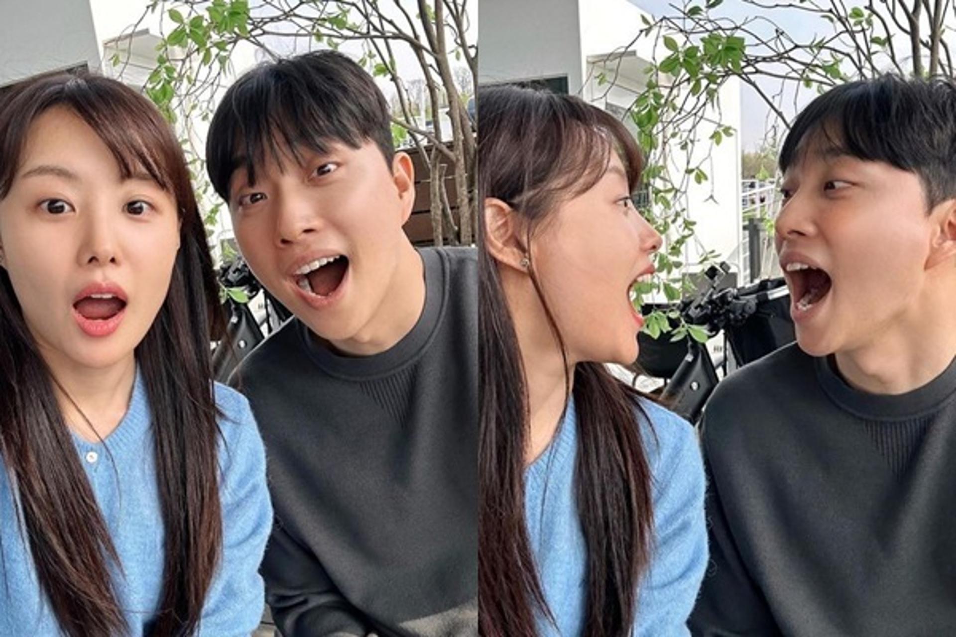 꿀 떨어지는 예비부부… 송지은♥박위 "닮아가는 중"
