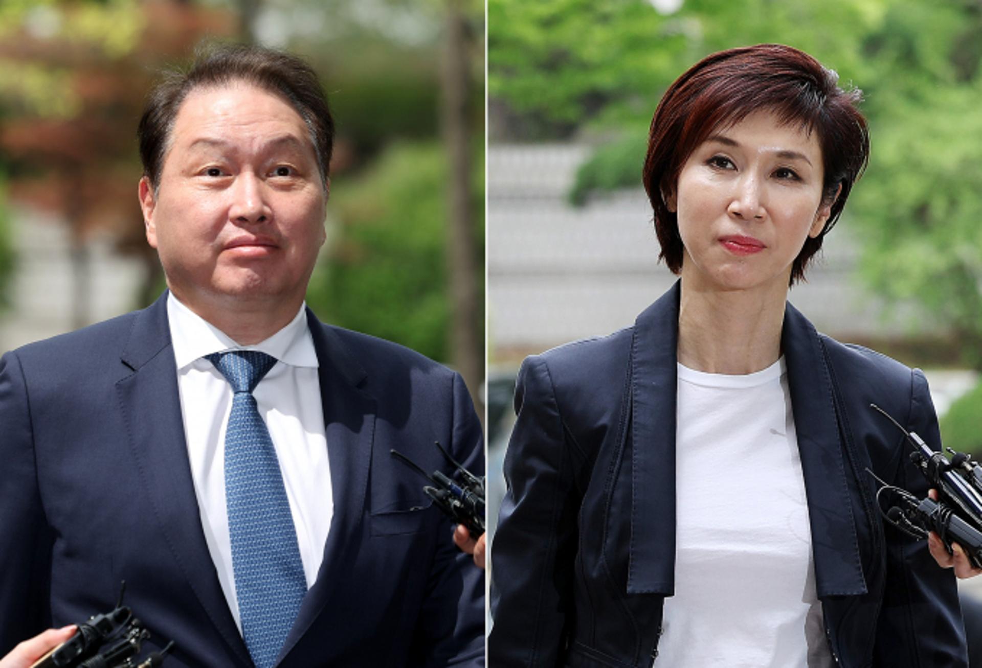 최태원·노소영, 이혼 항소심 마지막 변론 출석… "잘하고 오겠다"