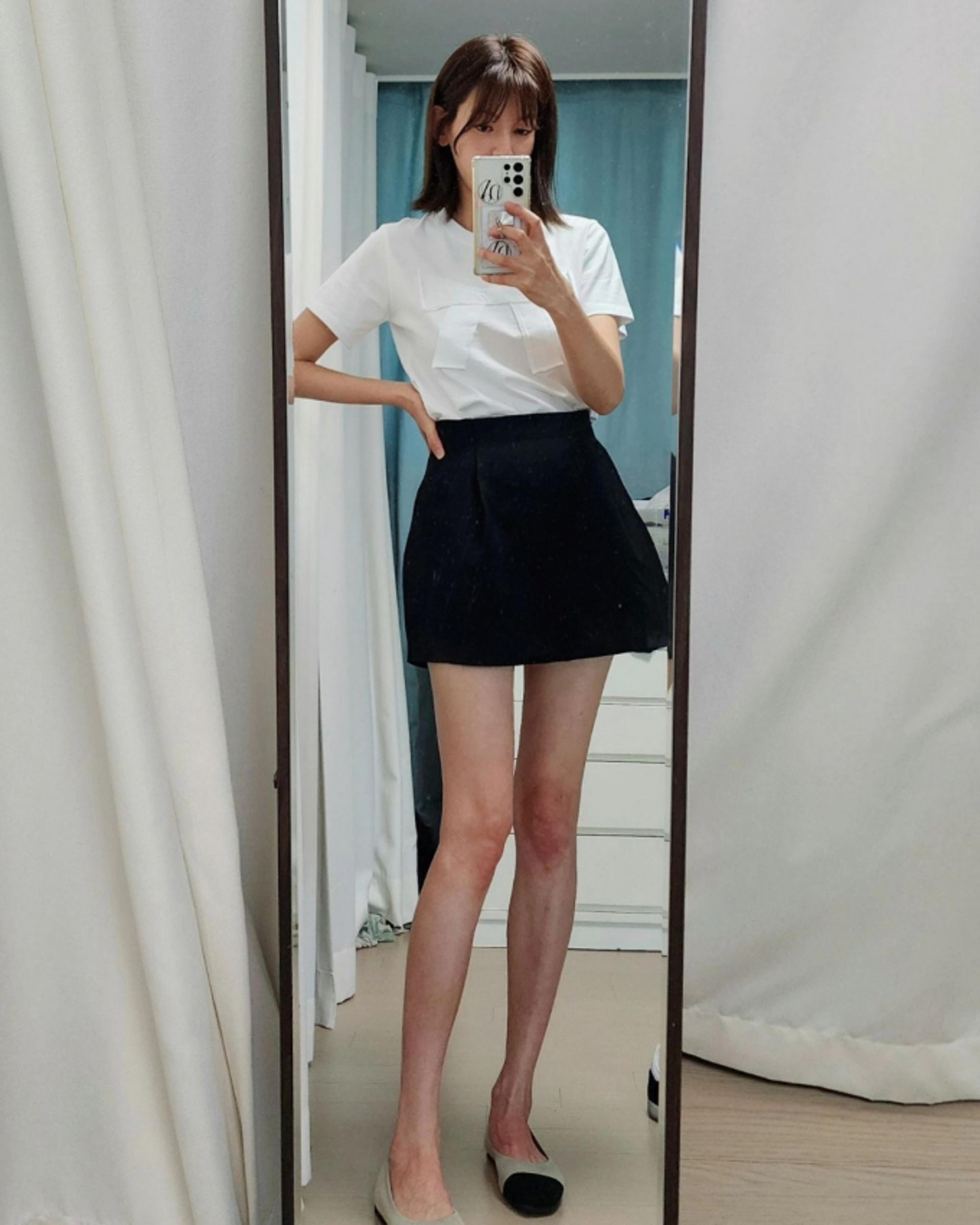 정가은, 초미니 스커트로 뽐낸 우월한 9등신 몸매
